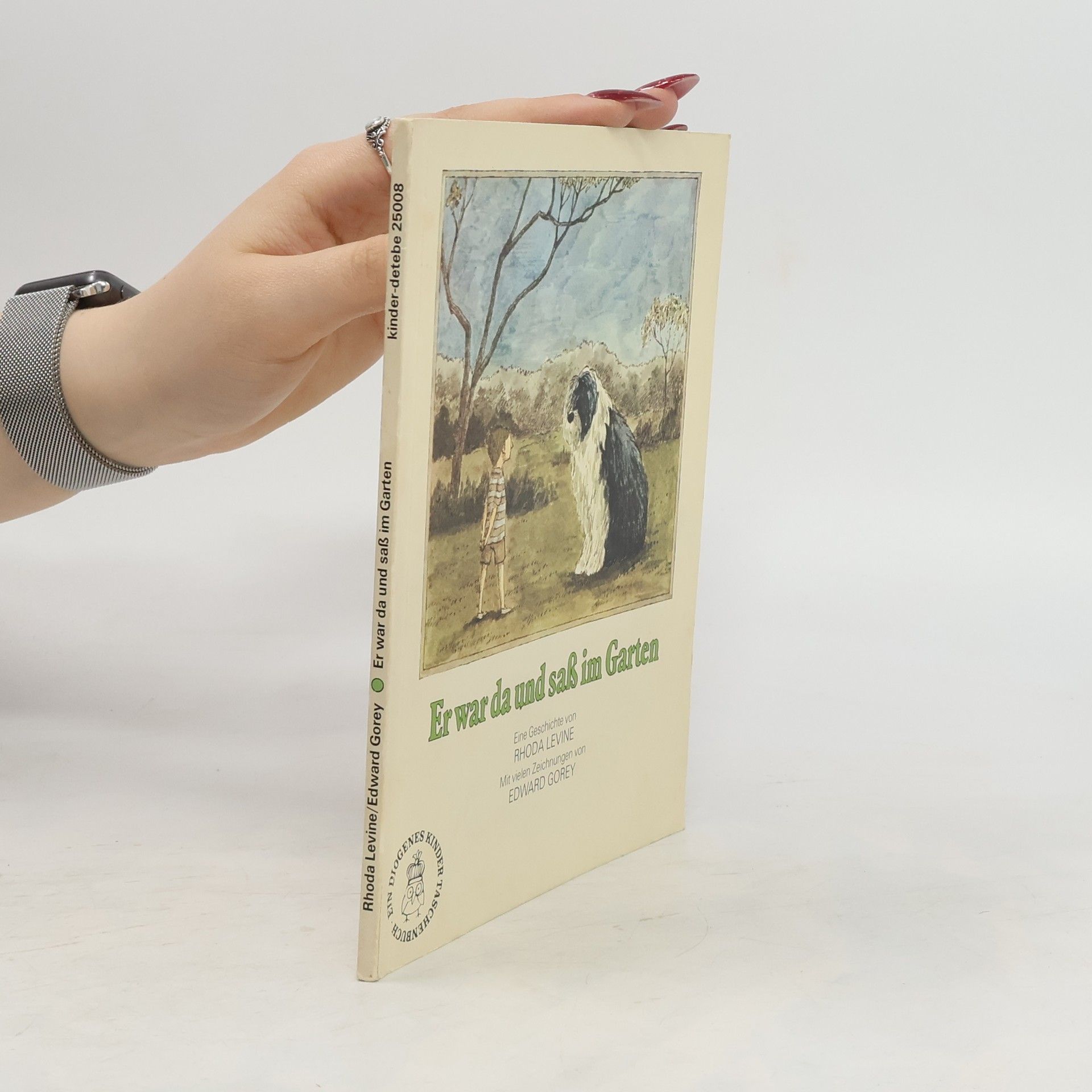 Edward Gorey Er war da und saß im Garten. Eine Geschichte