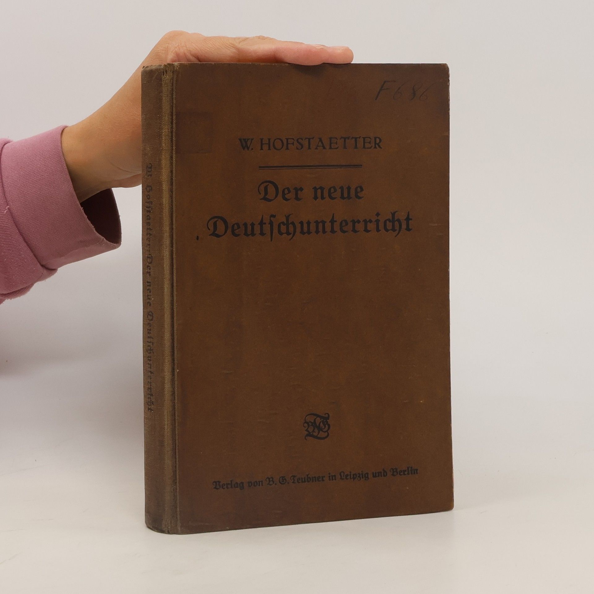 W. Hofstaetter Der neue Deutschunterricht