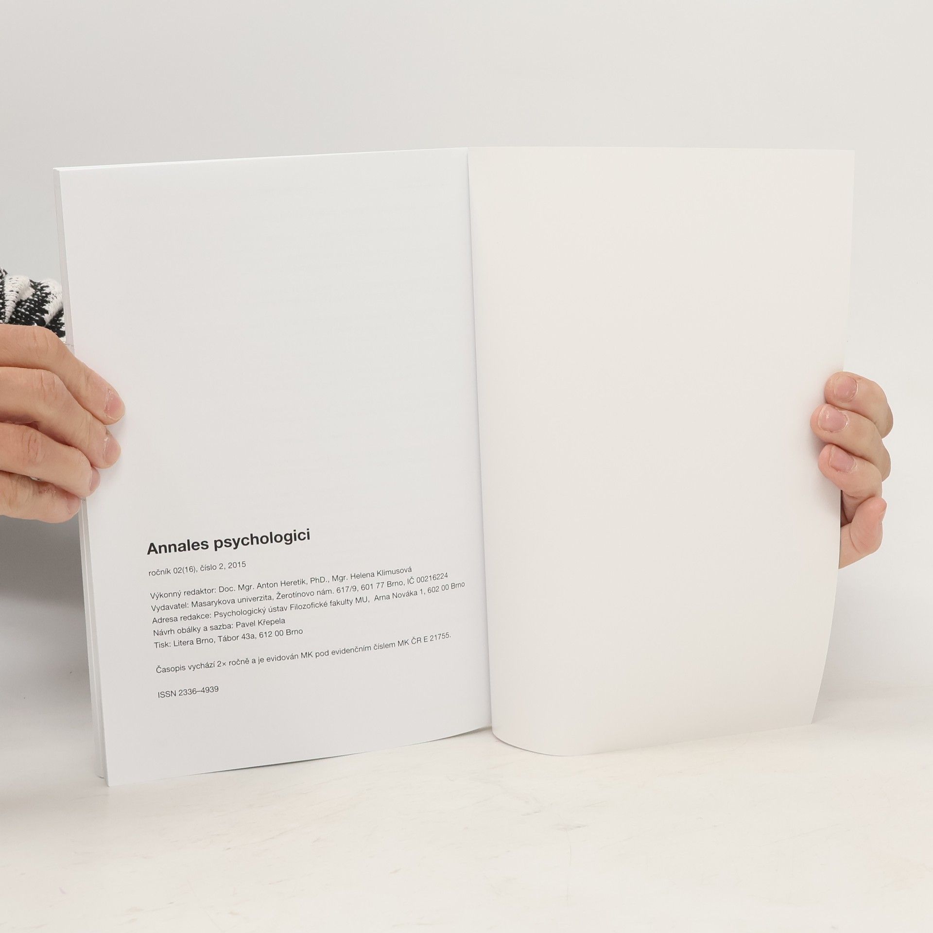 Kolektiv autorů Annales psychologici 02/2015