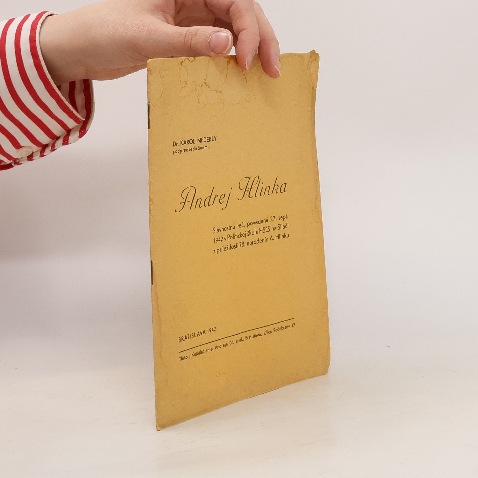 Karol Mederly Andrej Hlinka