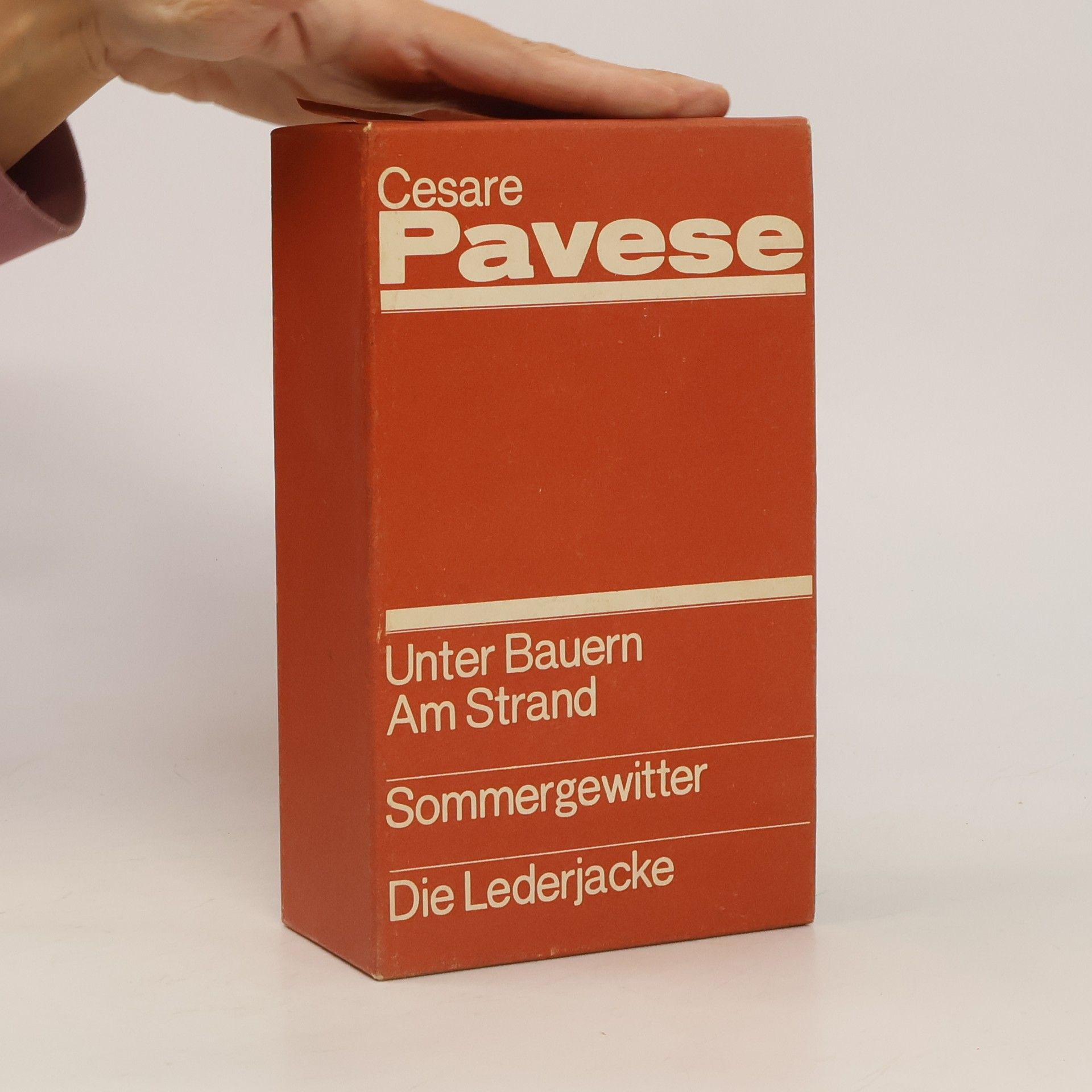 Cesare Pavese Unter Bauern. Am Strand. Sommergewitter. Die Lederjacke