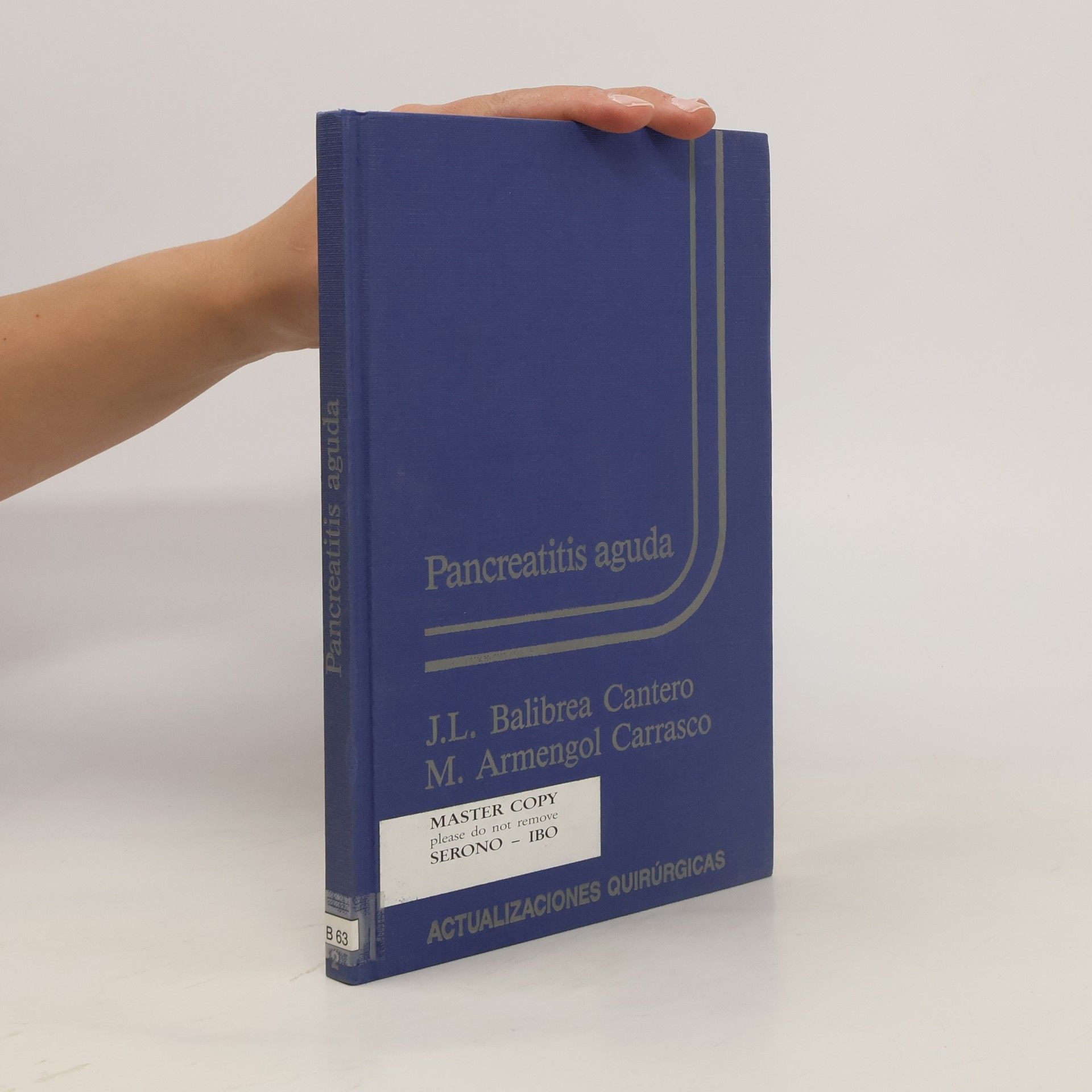 J. L. Balibrea Cantero Pancreatitis aguda