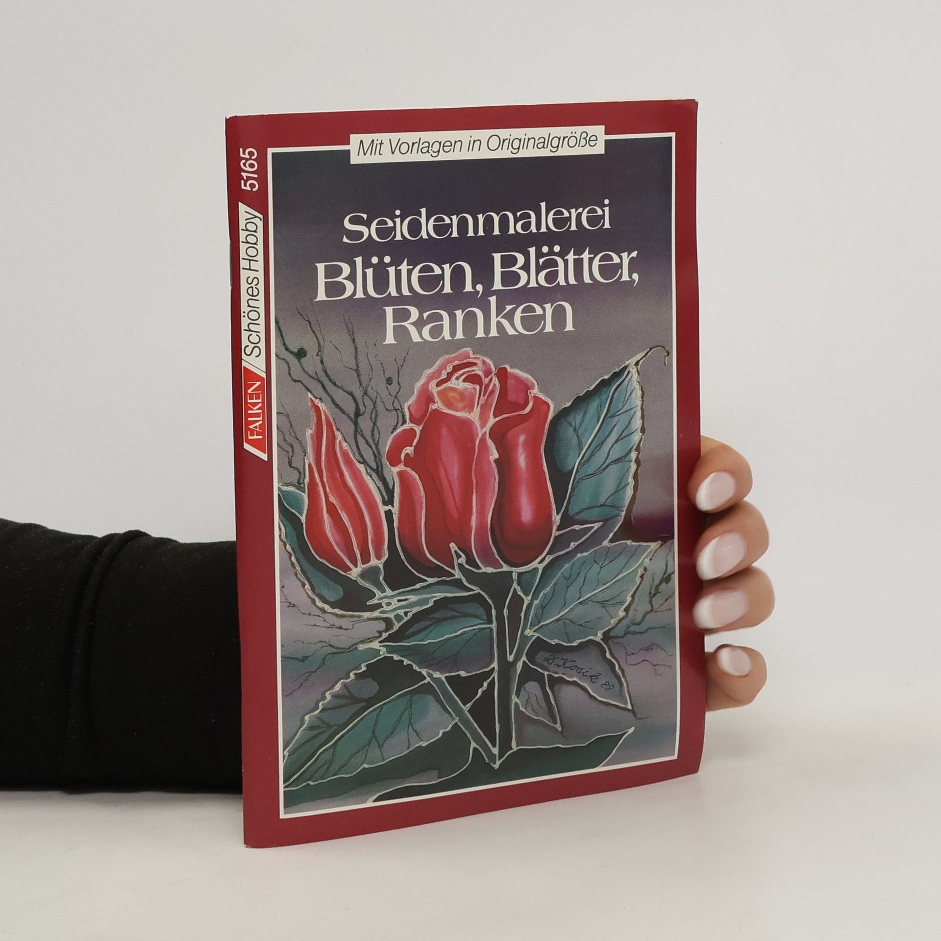 Daniela Kosik Seidenmalerei, Blüten, Blätter, Ranken