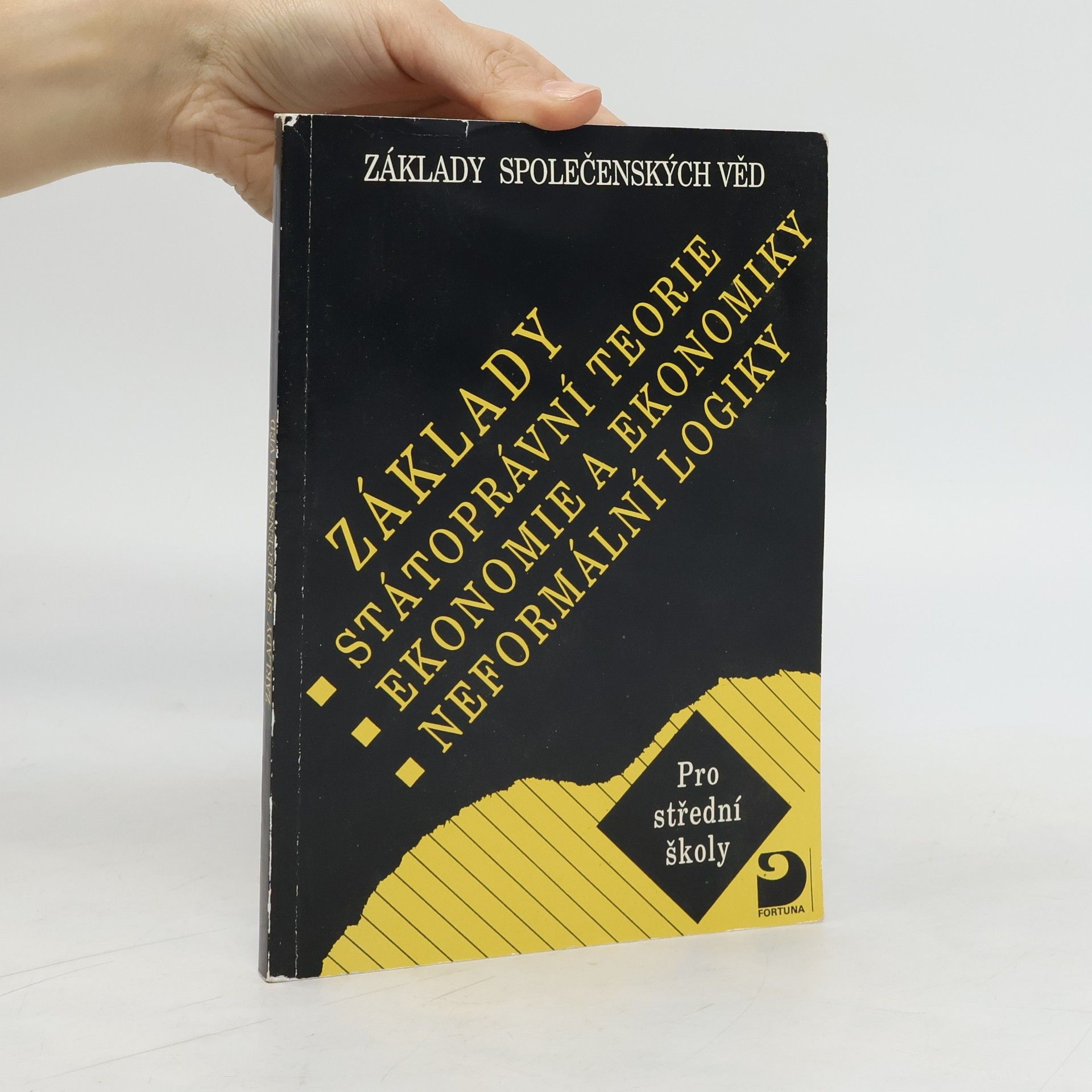 Bohuslav Eichler Základy státoprávní teorie, ekonomie a ekonomiky, neformální logiky