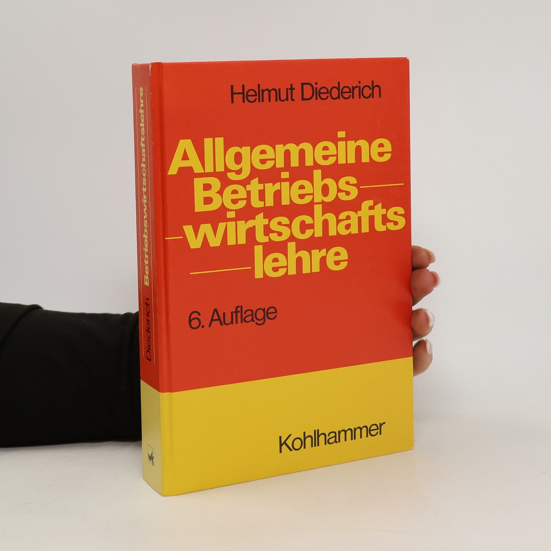 Helmut Diederich Allgemeine Betriebswirtschaftslehre