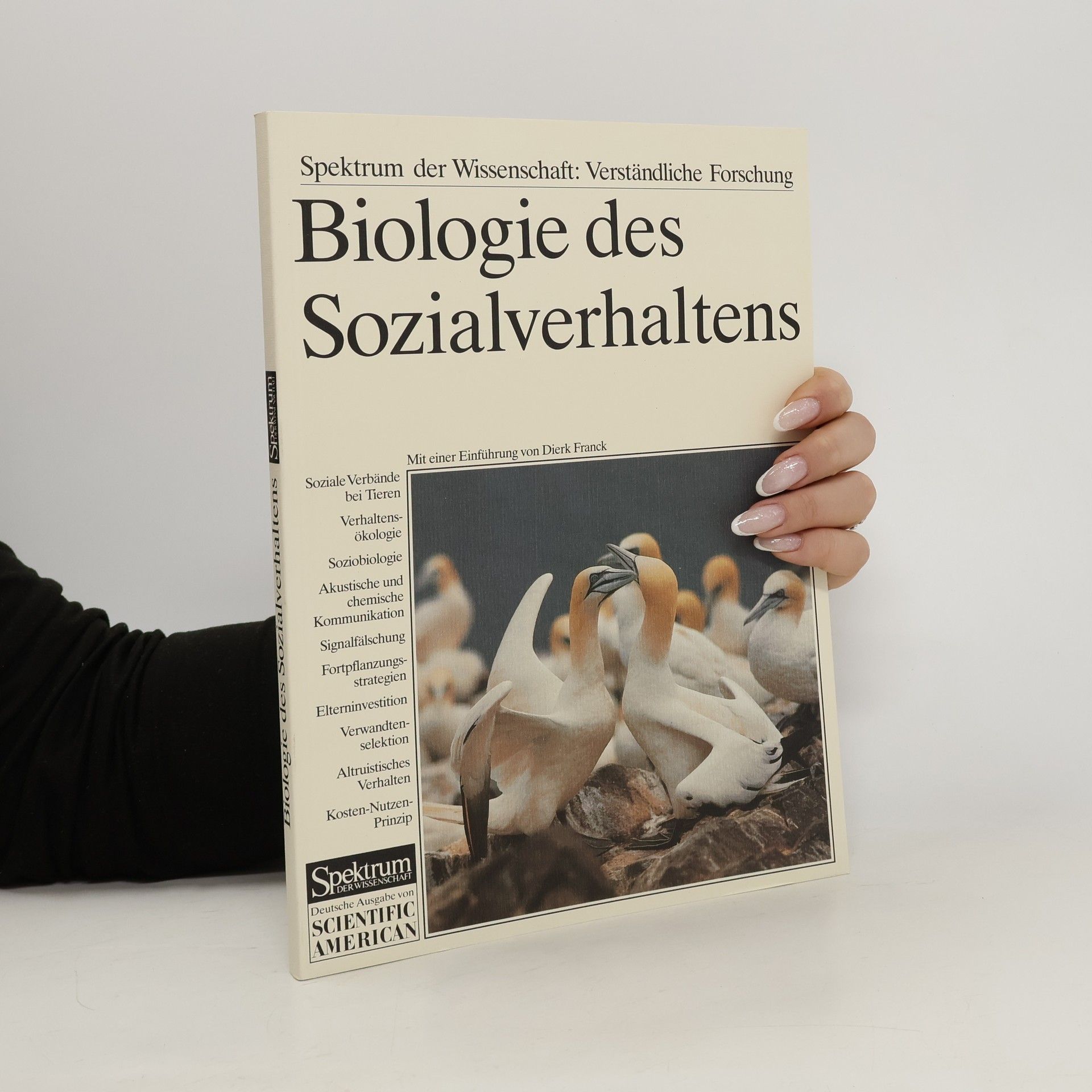 Dierk Franck Biologie des Sozialverhaltens