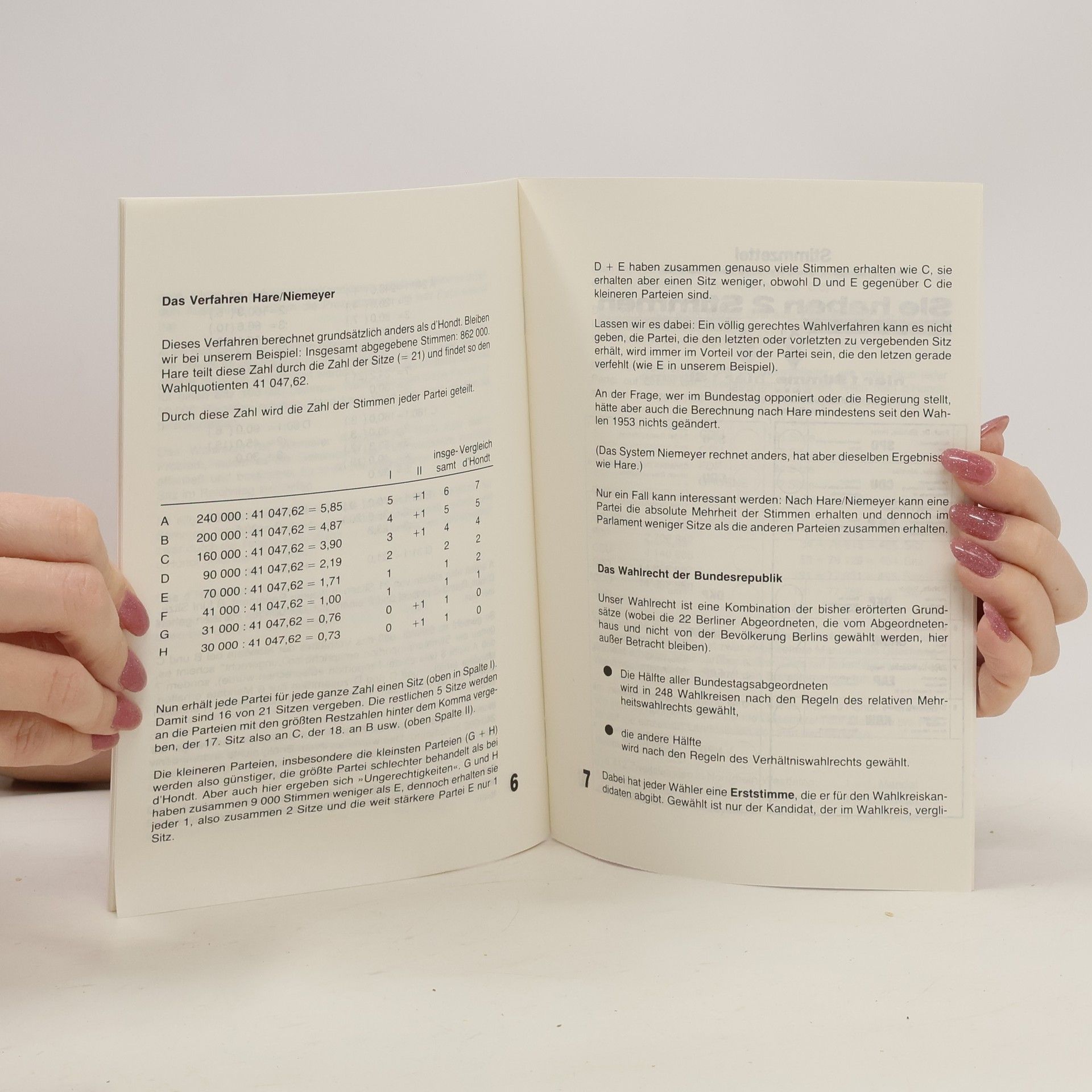 kolektiv Wahlen, bundestag von a-z
