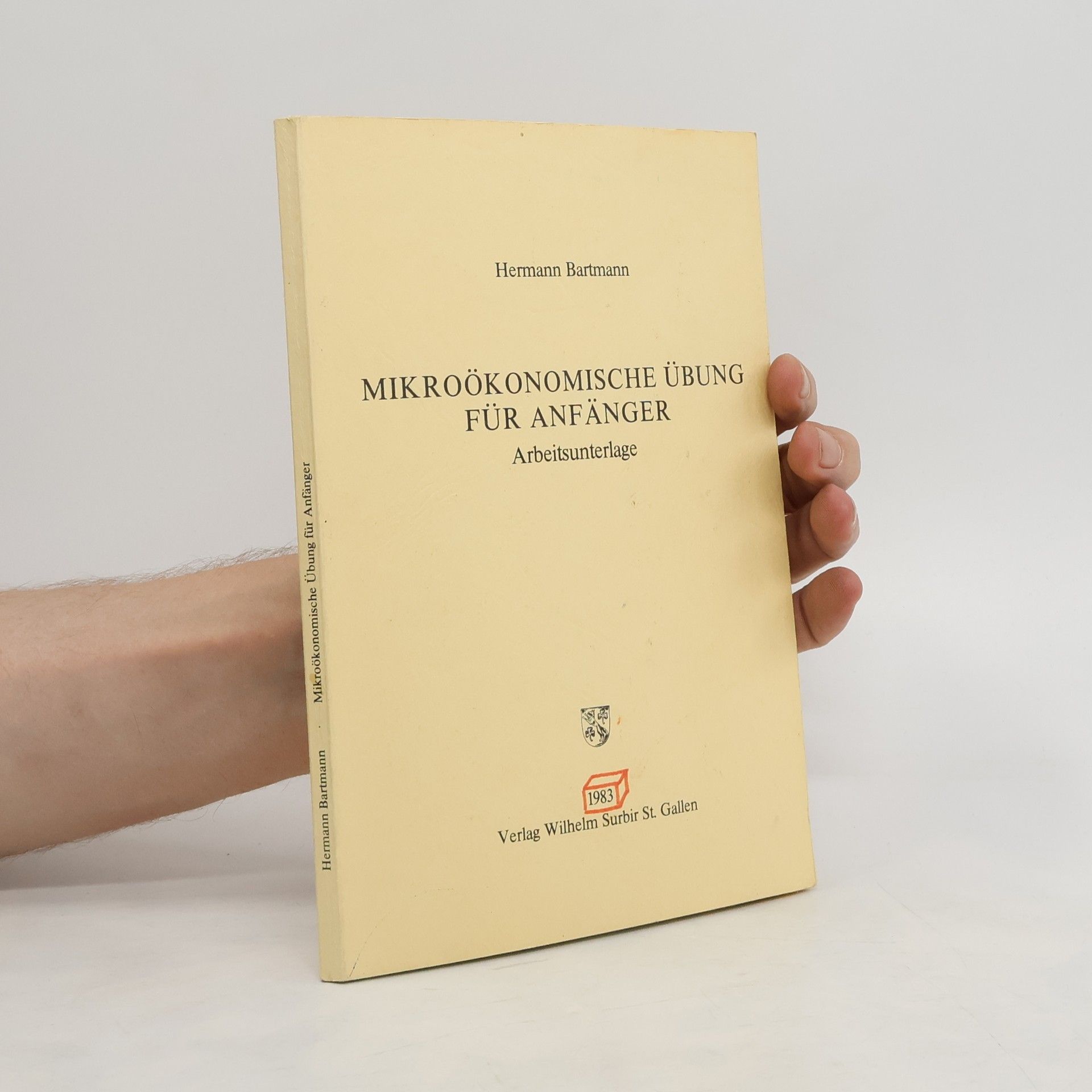 Hermann Bartmann Mikroökonomische übung für anfänger