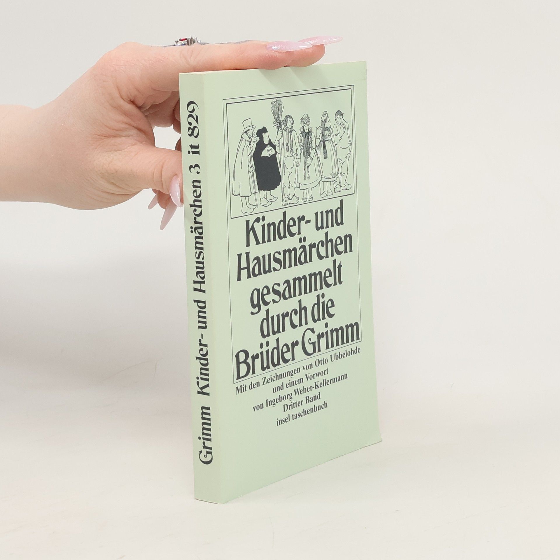 Jacob Ludwig Karl Grimm Kinder- und Hausmärchen gesammelt durch die Brüder Grimm 1-3 (3 svazky)