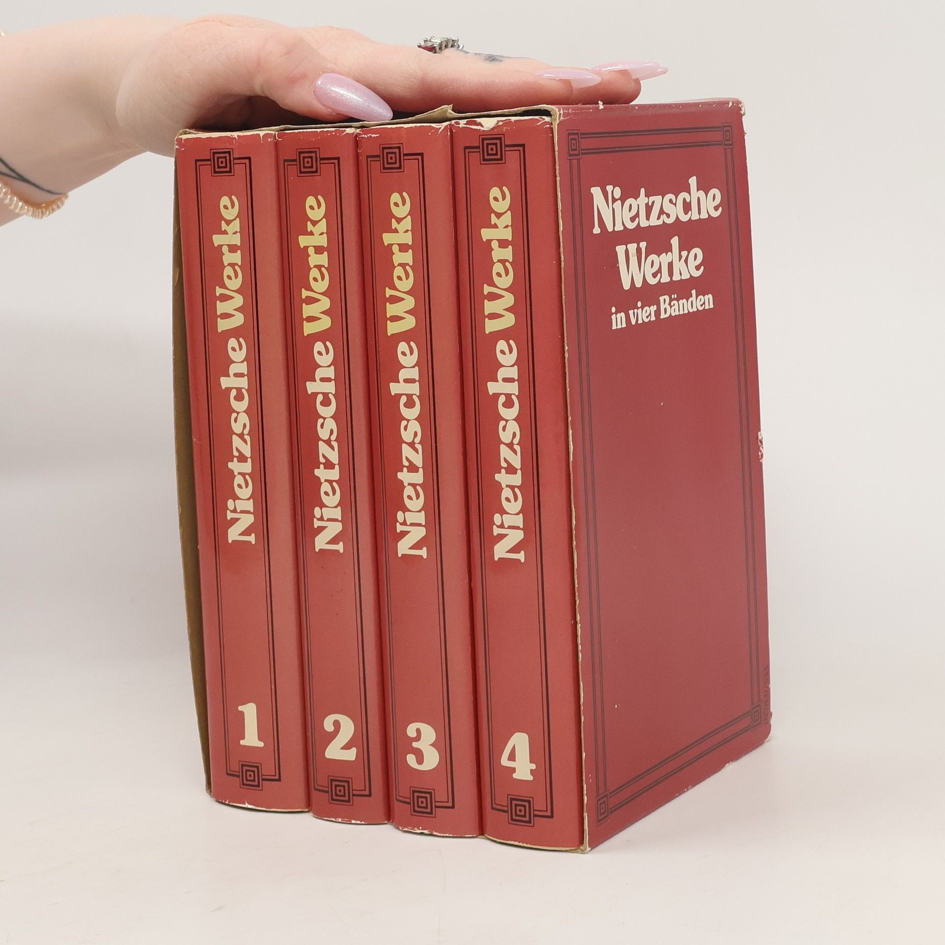 Friedrich Nietzsche Nietzsche Wekre in vier Bänden 1-4
