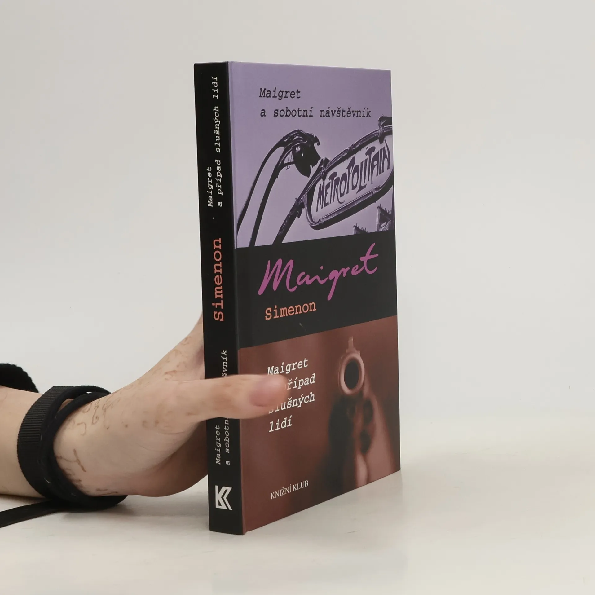 Maigret a sobotní návštěvník / Maigret a případ slušných lidí | Book | Hardcover | Georges Simenon | CS