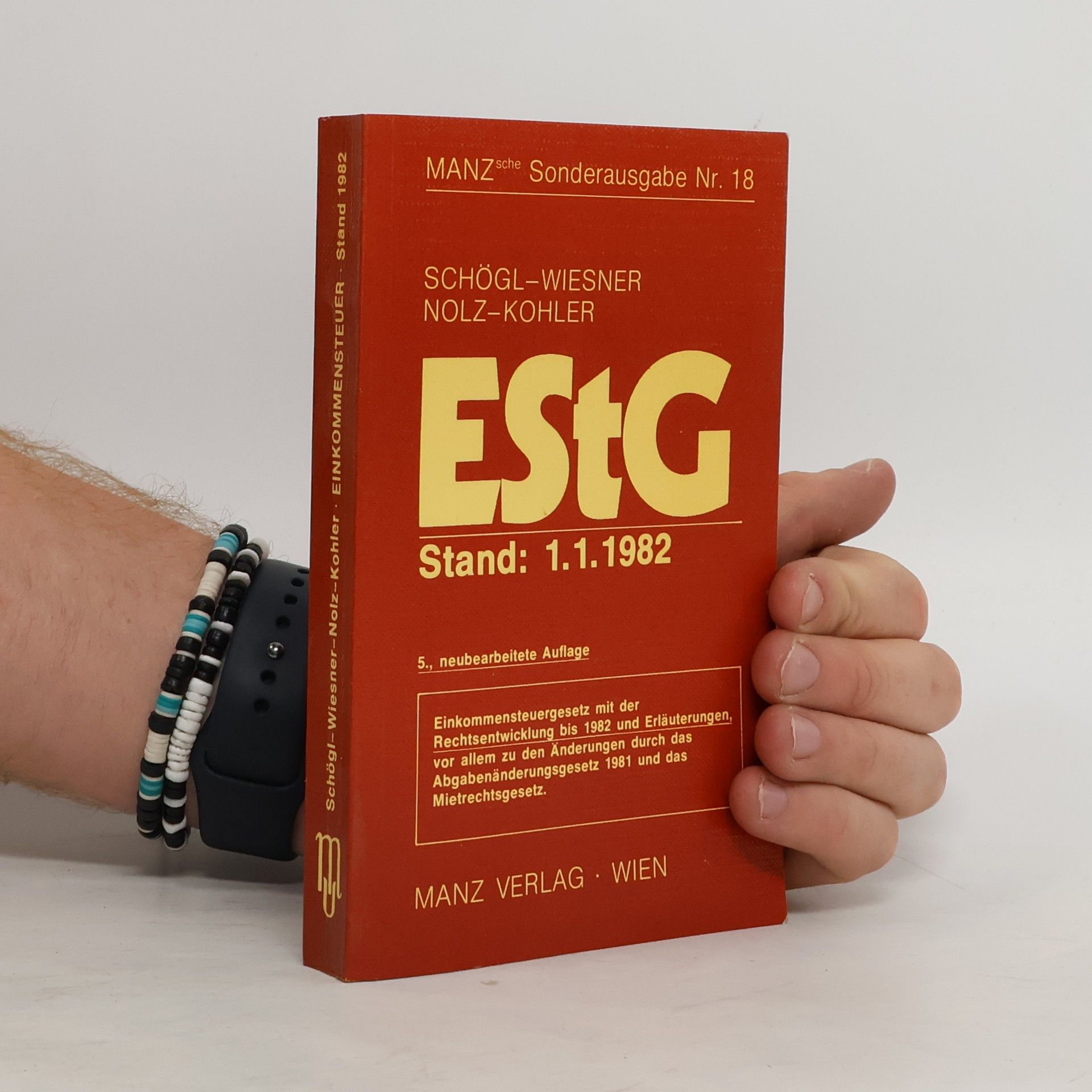 AA.VV. Einkommensteuergesetz. Stand: 1.1. 1982