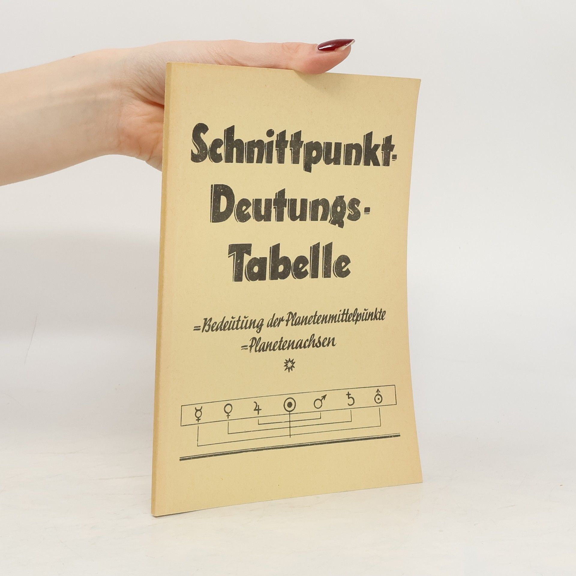 Autorenkollektiv Schnittpunkt-Deutungs-Tabelle