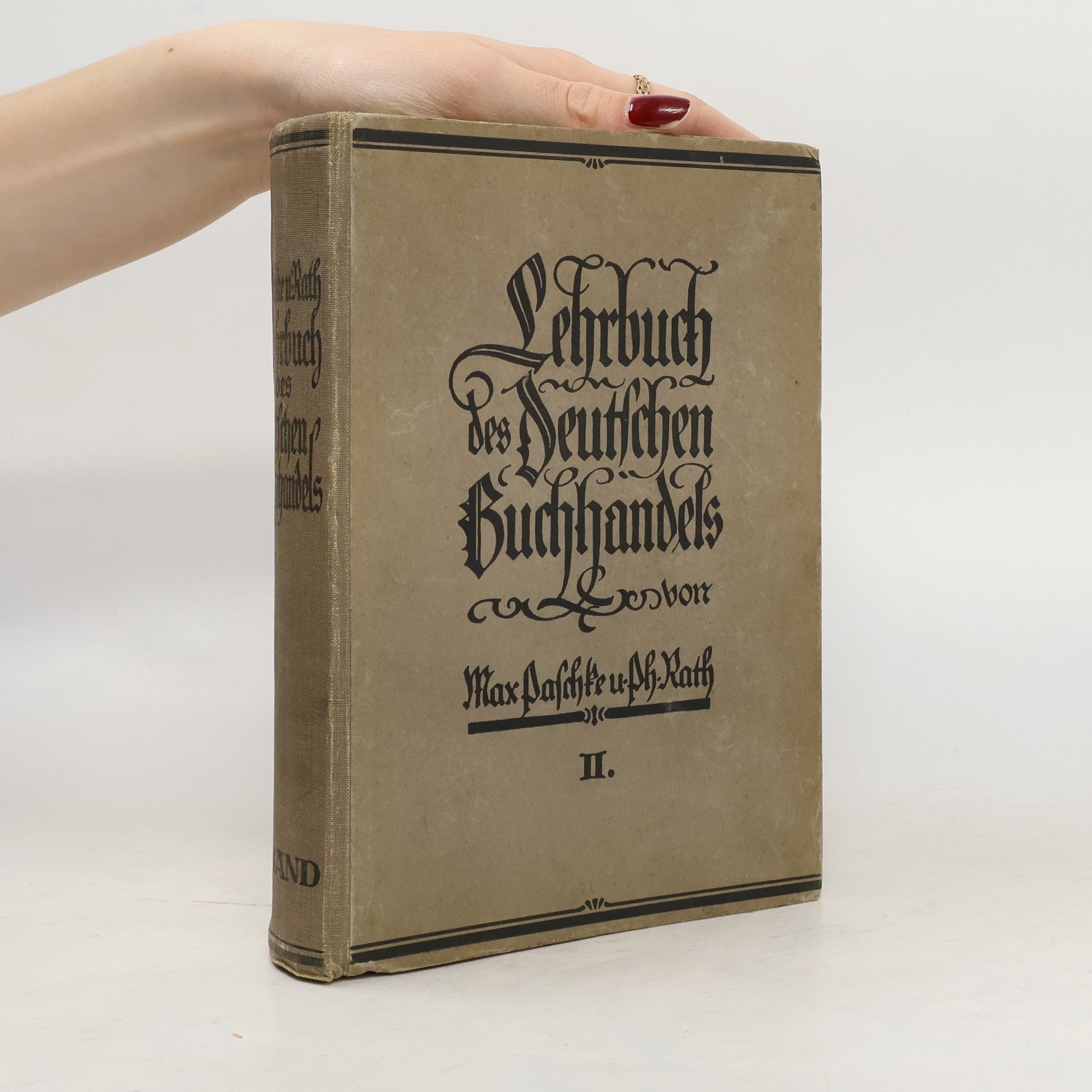 Philippa Rath Lehrbuch des Deutschen Buchhandels II