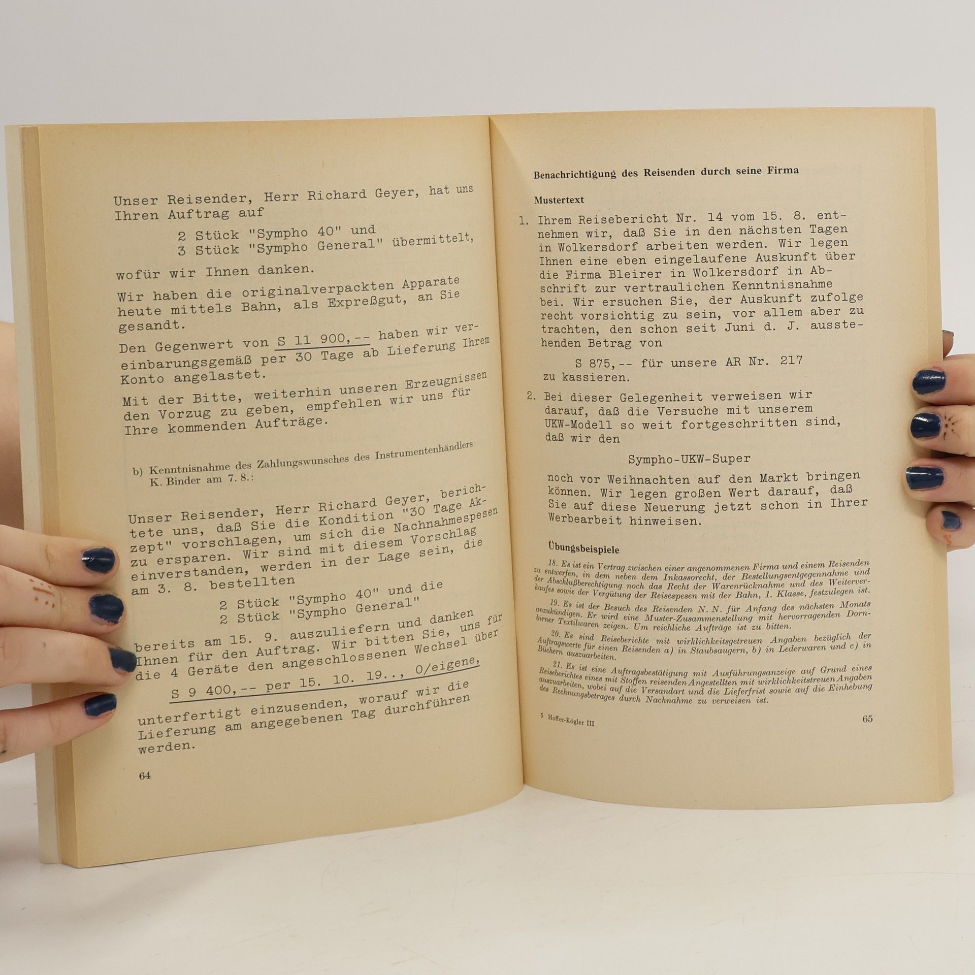 kolektiv Kaufmännischer Schriftverkehr III.