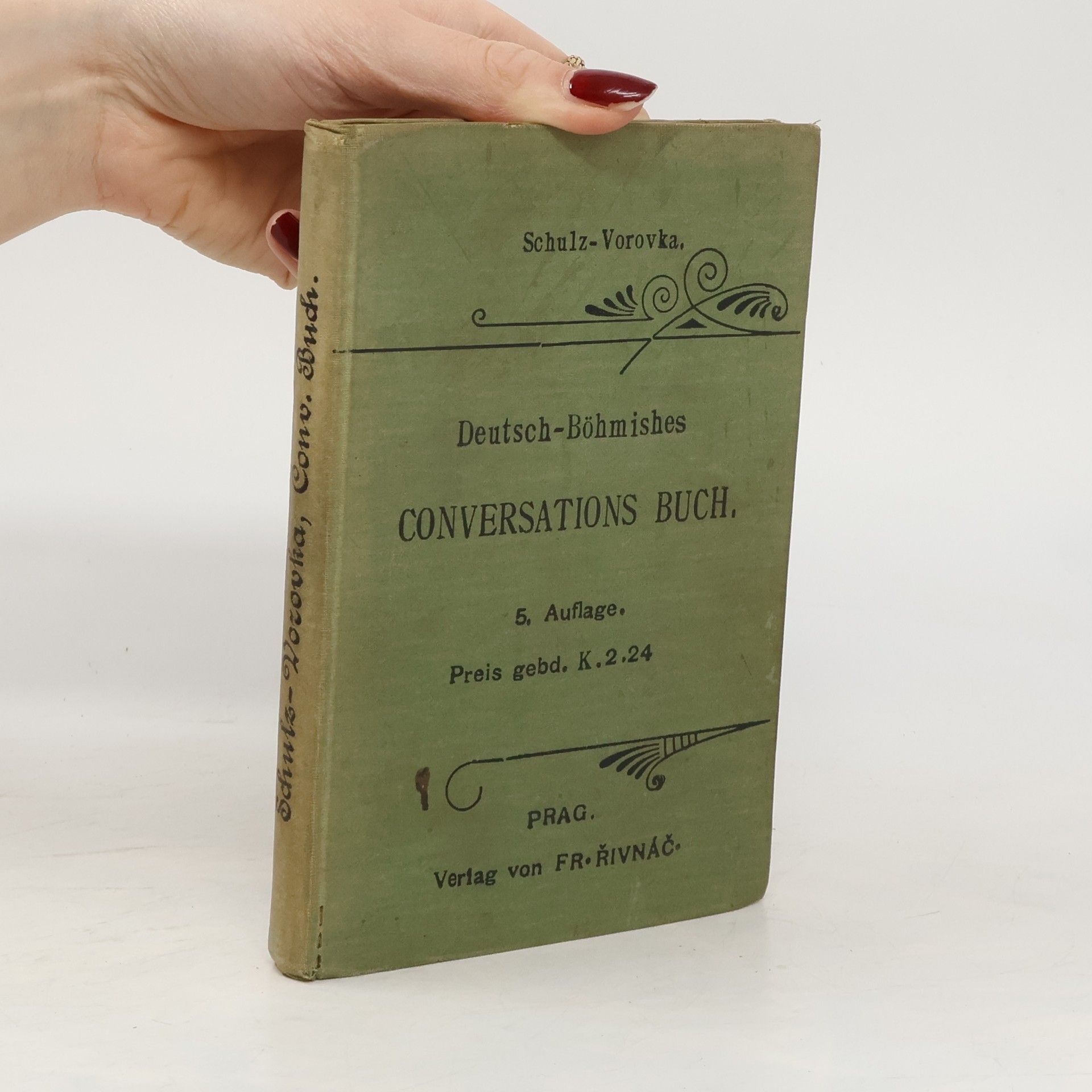 Ferdinand Schulz Deutsch-Böhmishes Conversations-Buch