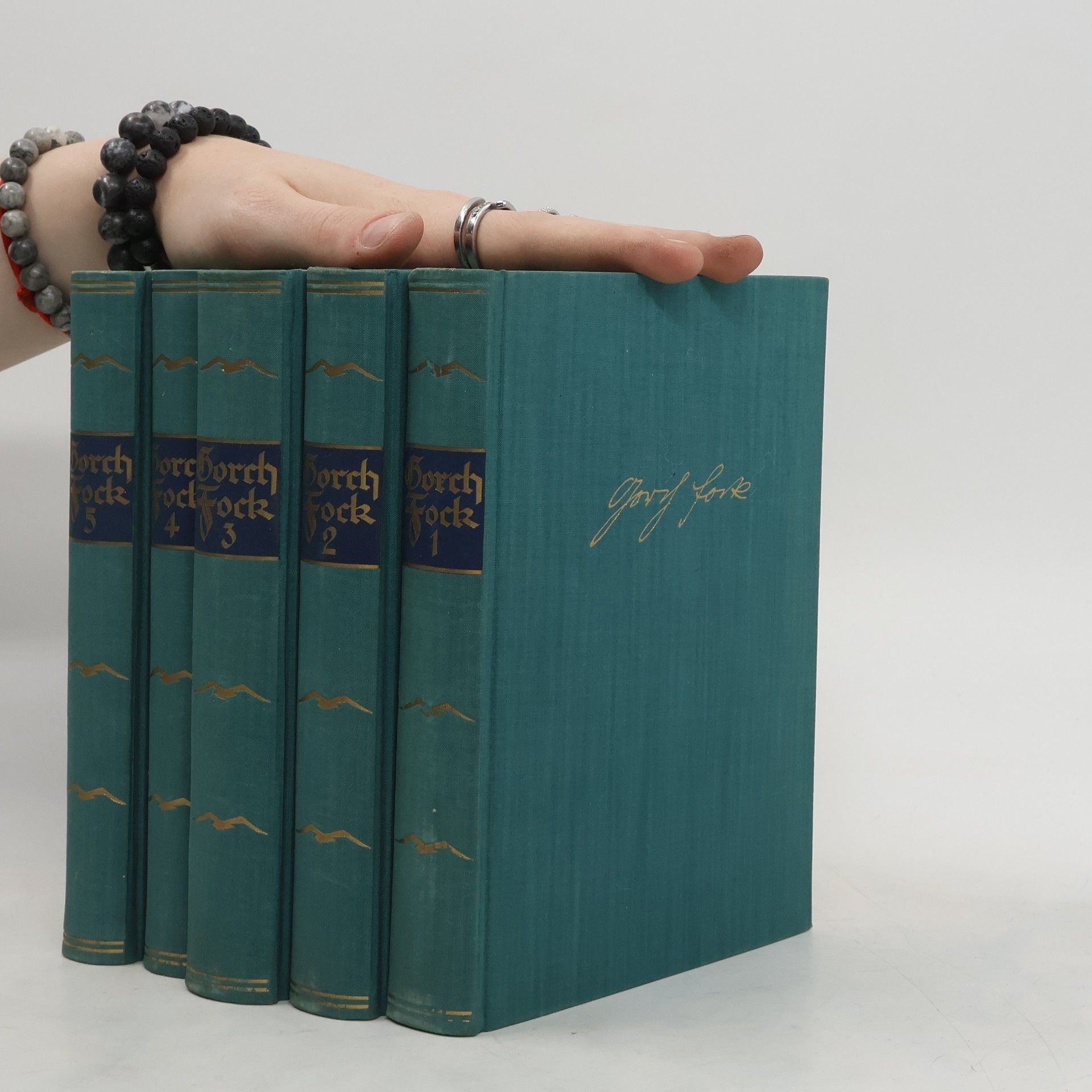 Gorch Fock Sämtliche Werke in fünf Bänden 1-5.