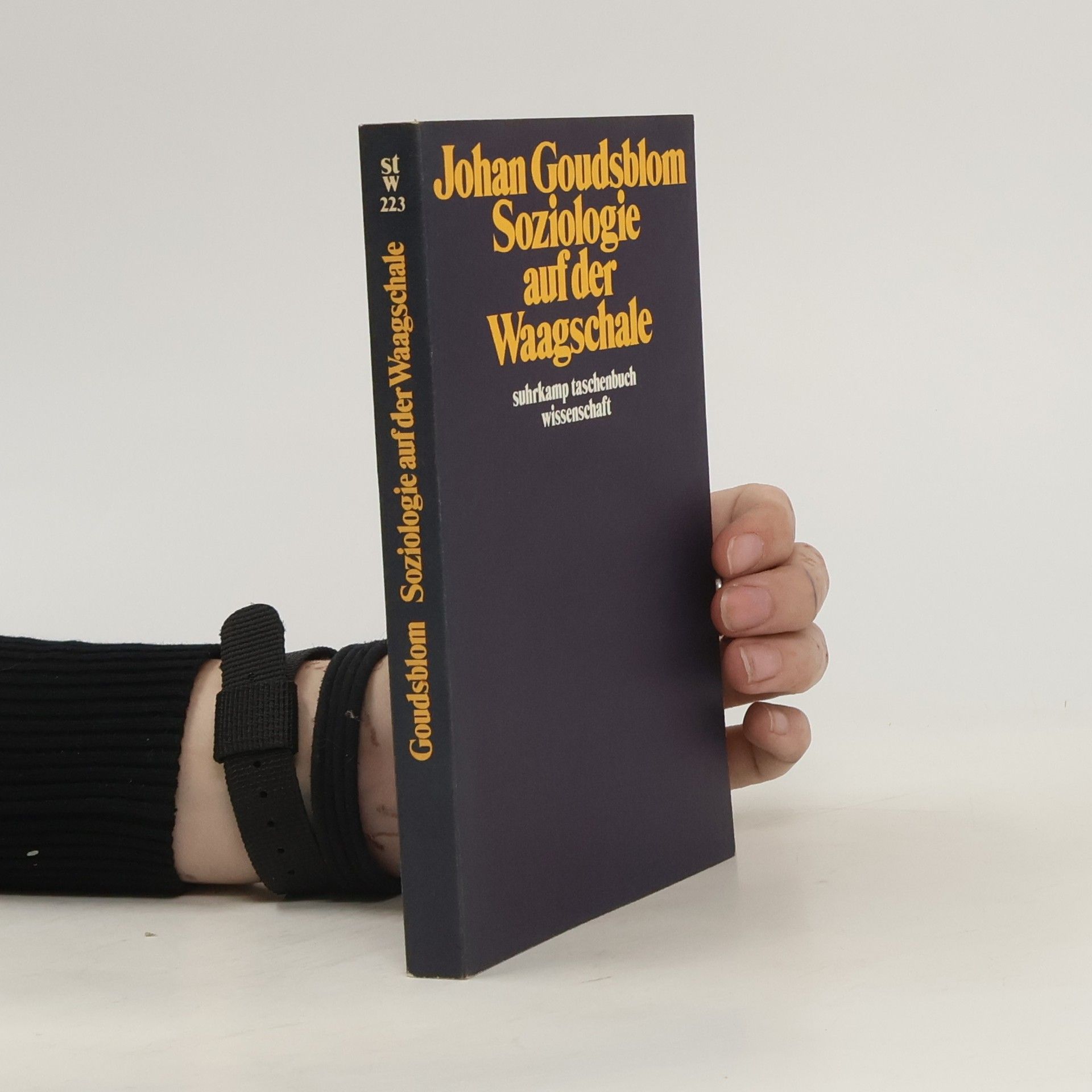 Johan Goudsblom Soziologie auf der Waagschale