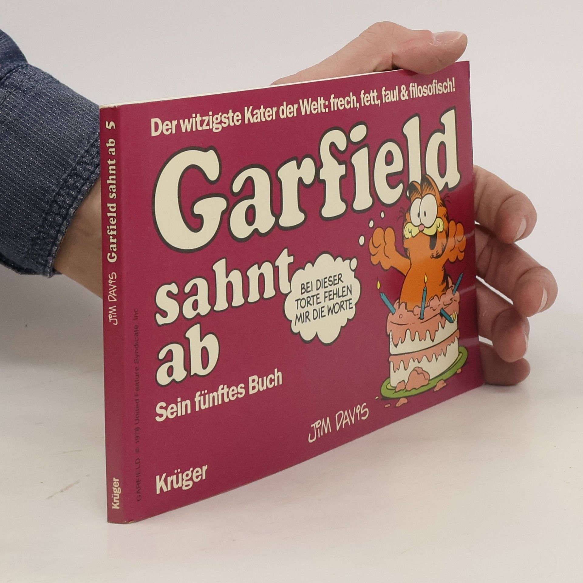 Jim Davis Garfield sahnt ab