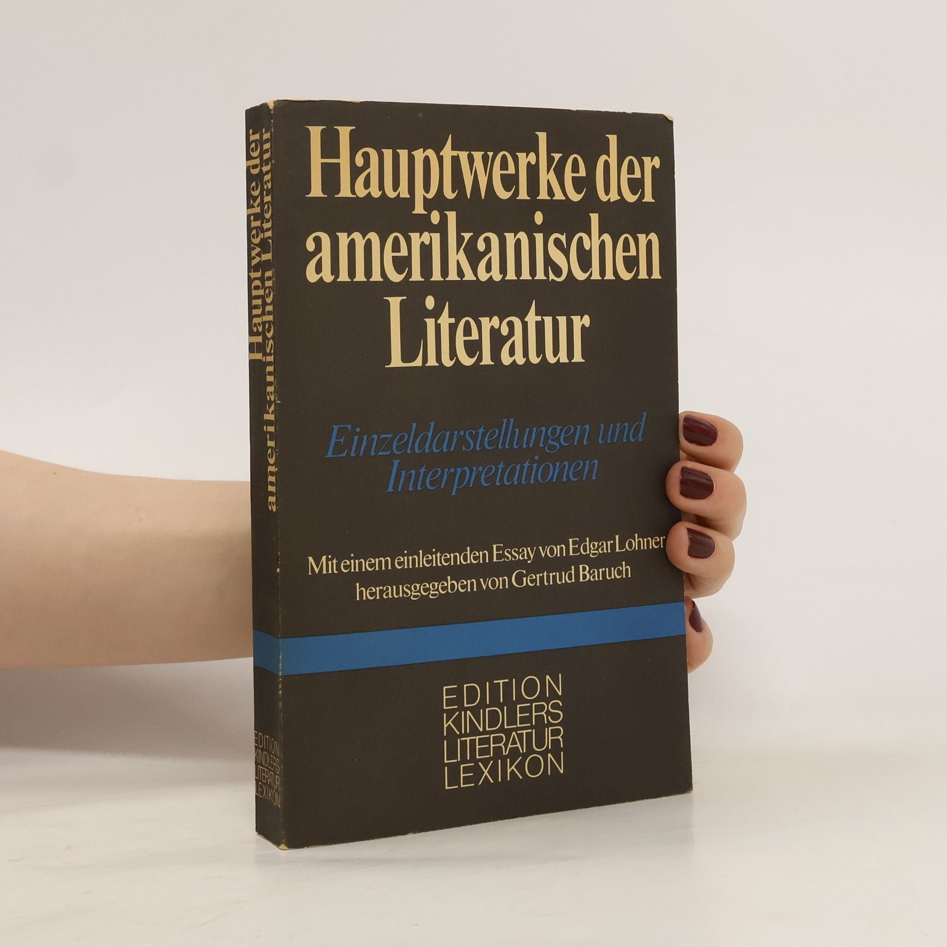 Gertrud Baruch Hauptwerke der amerikanischen Literatur