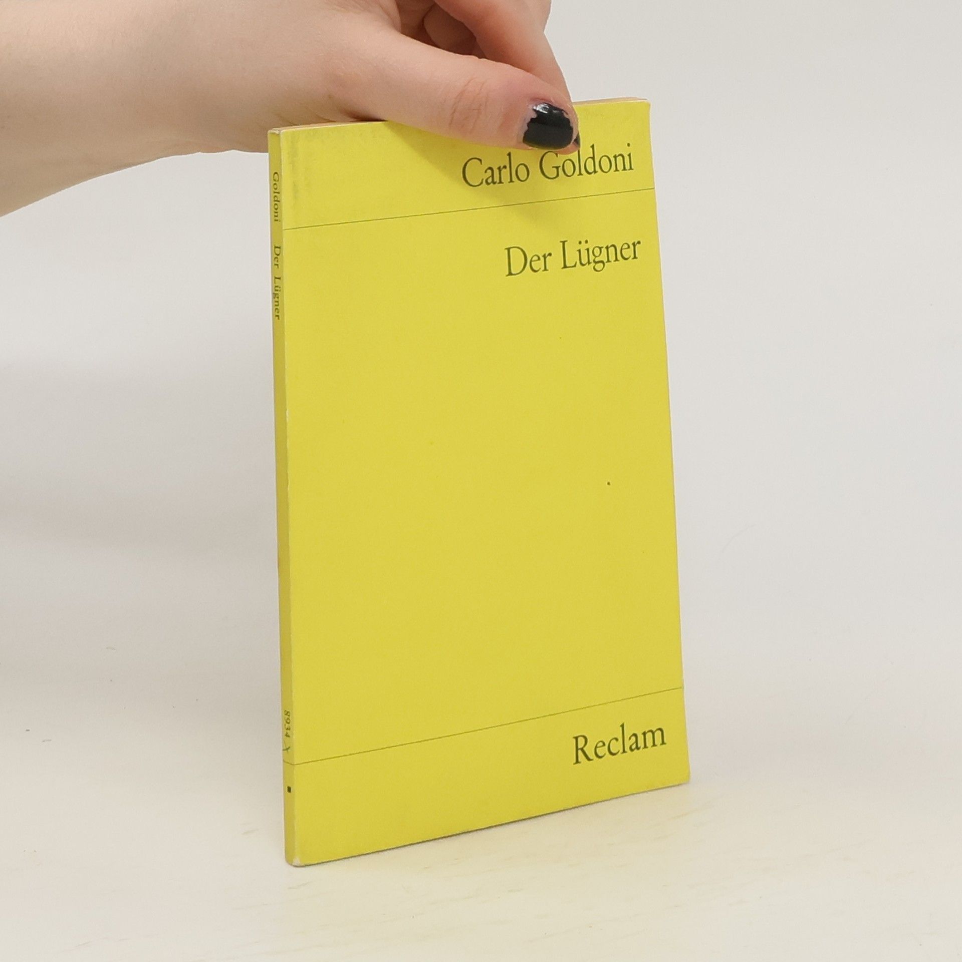 Carlo Goldoni Der Lügner. Komödie in 3 Akten