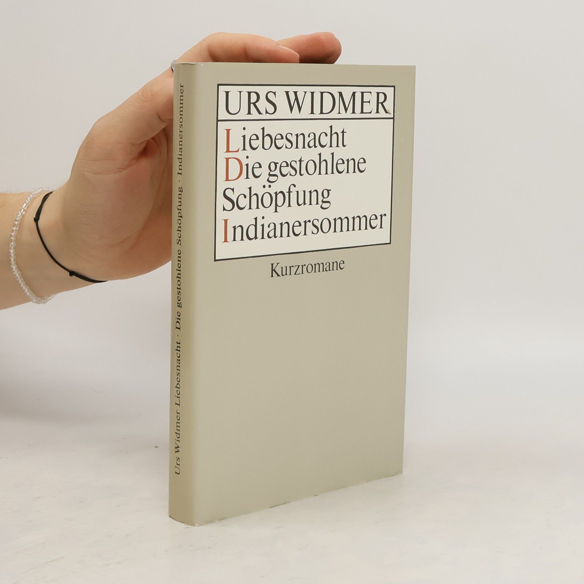 Urs Widmer Liebesnacht / Die gestohlene Schöpfung Indianersommer
