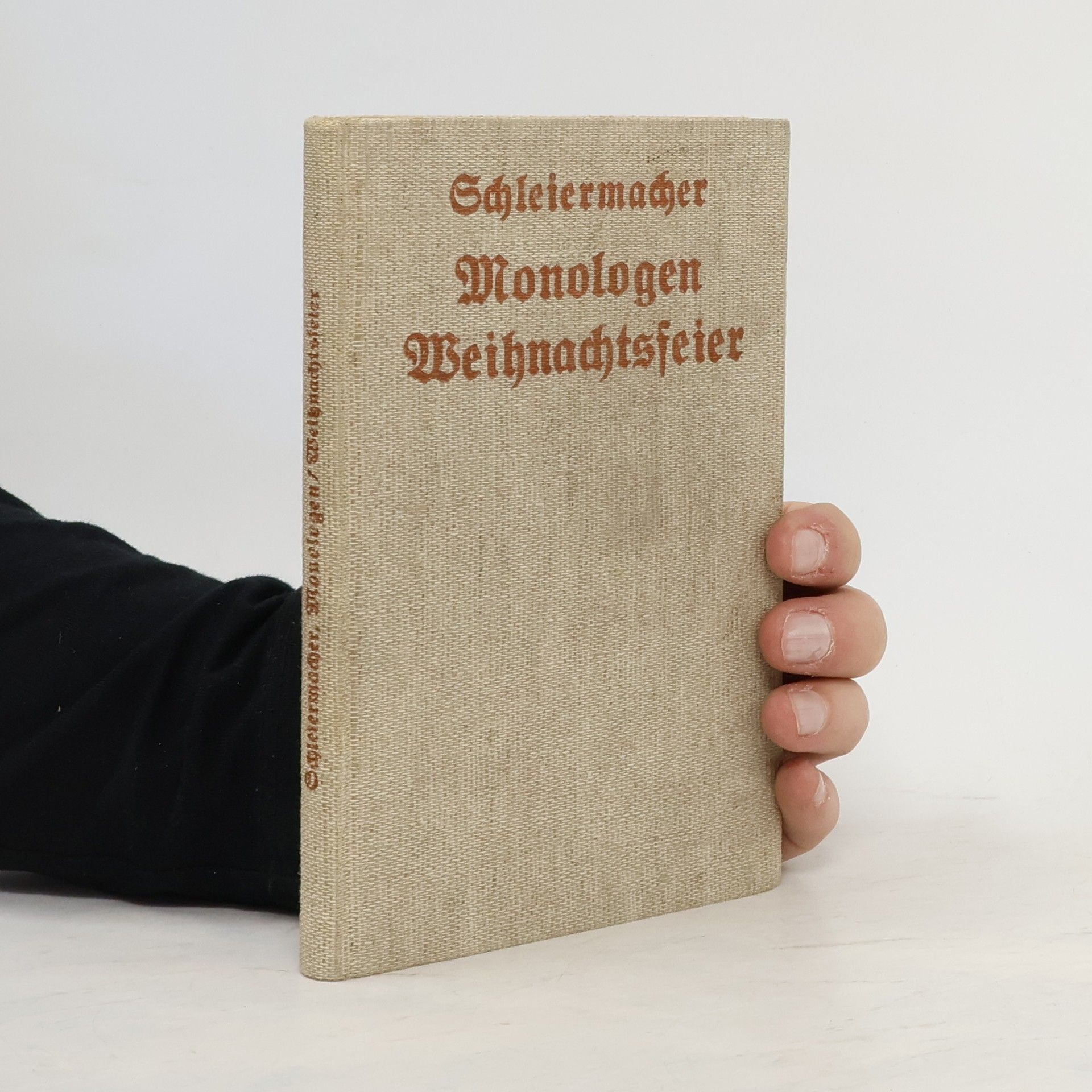 Friedrich Schleiermacher Monologen Weihnachtsfeier