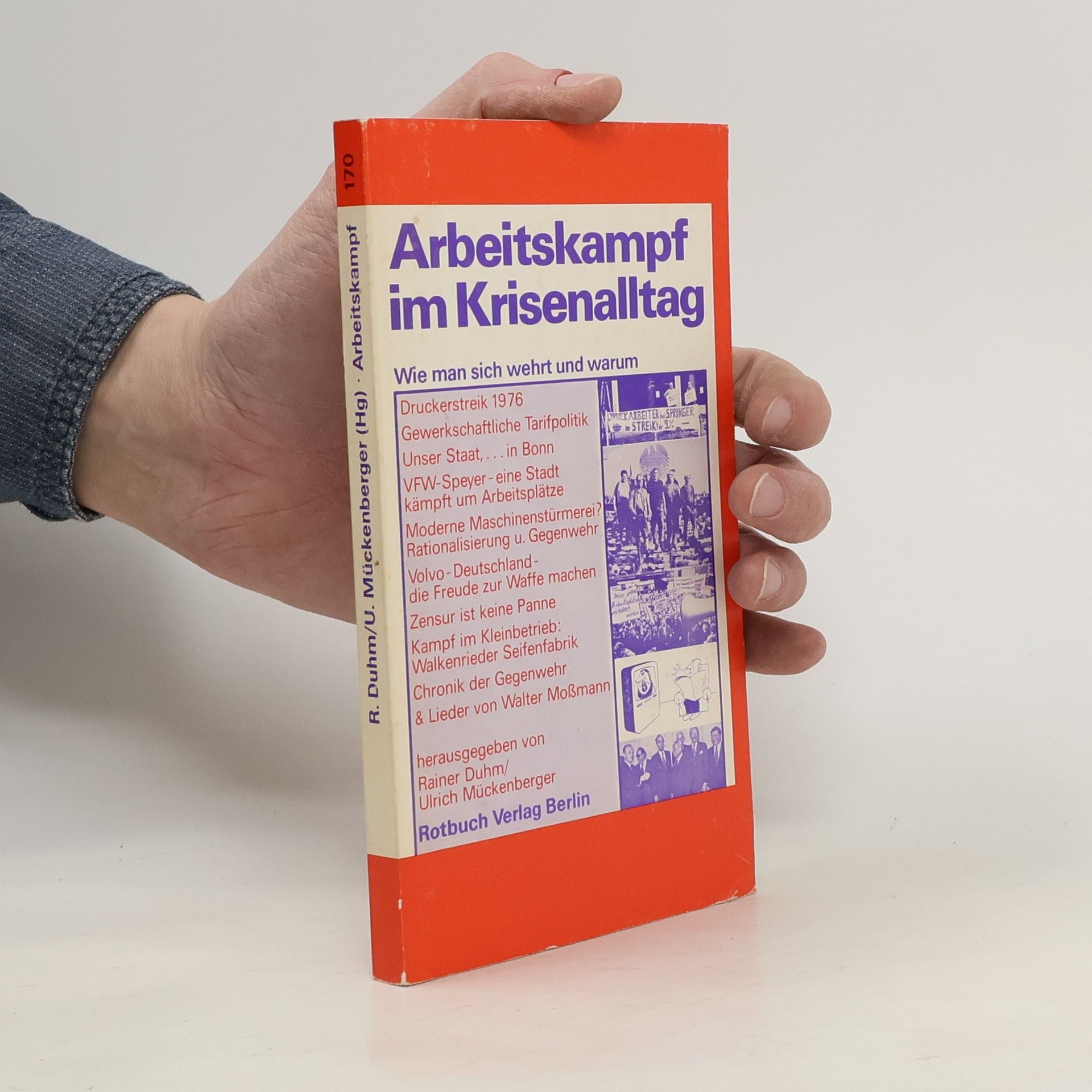 Ulrich Mückenberger Arbeitskampf im Krisenalltag