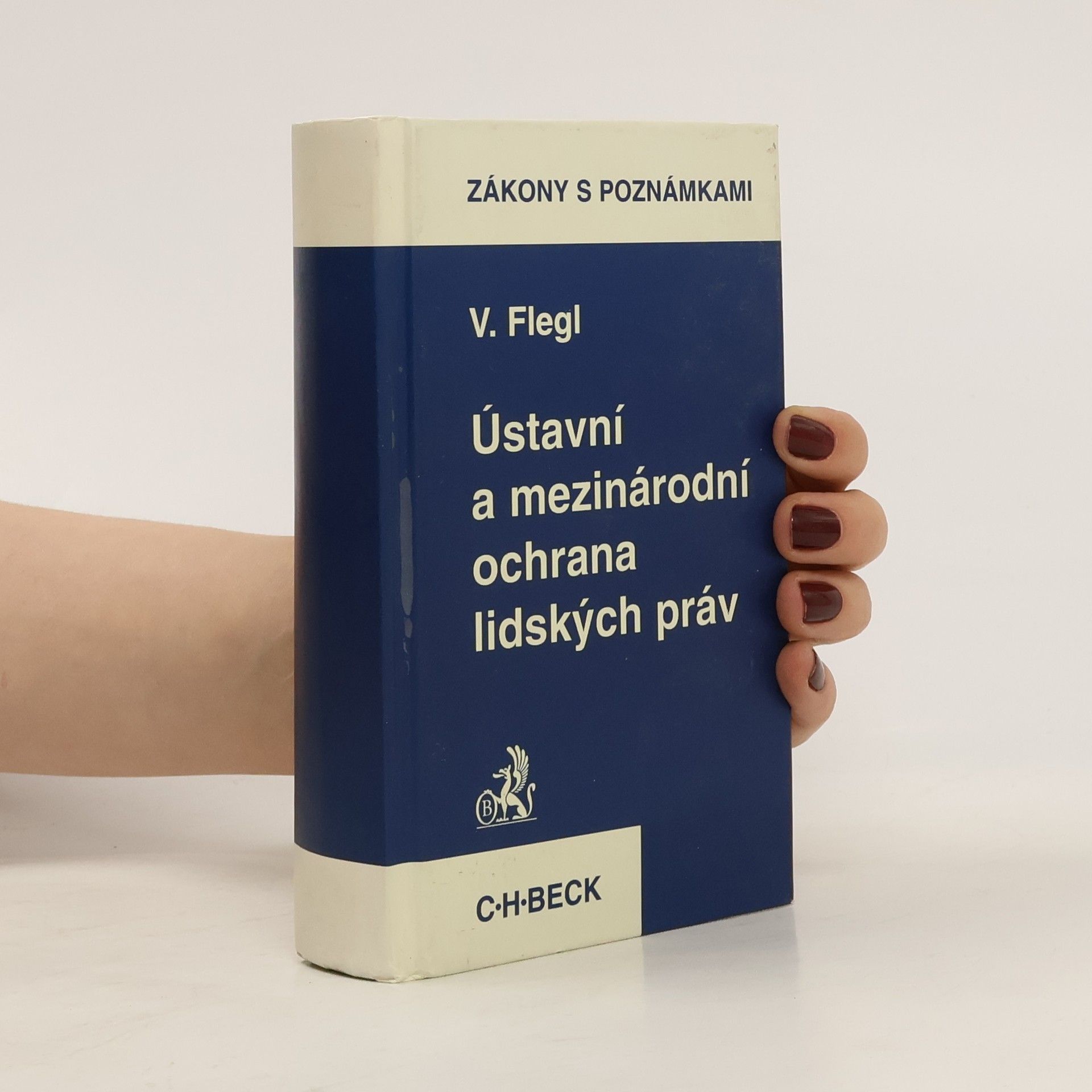 Vladimír Flegl Ústavní a mezinárodní ochrana lidských práv