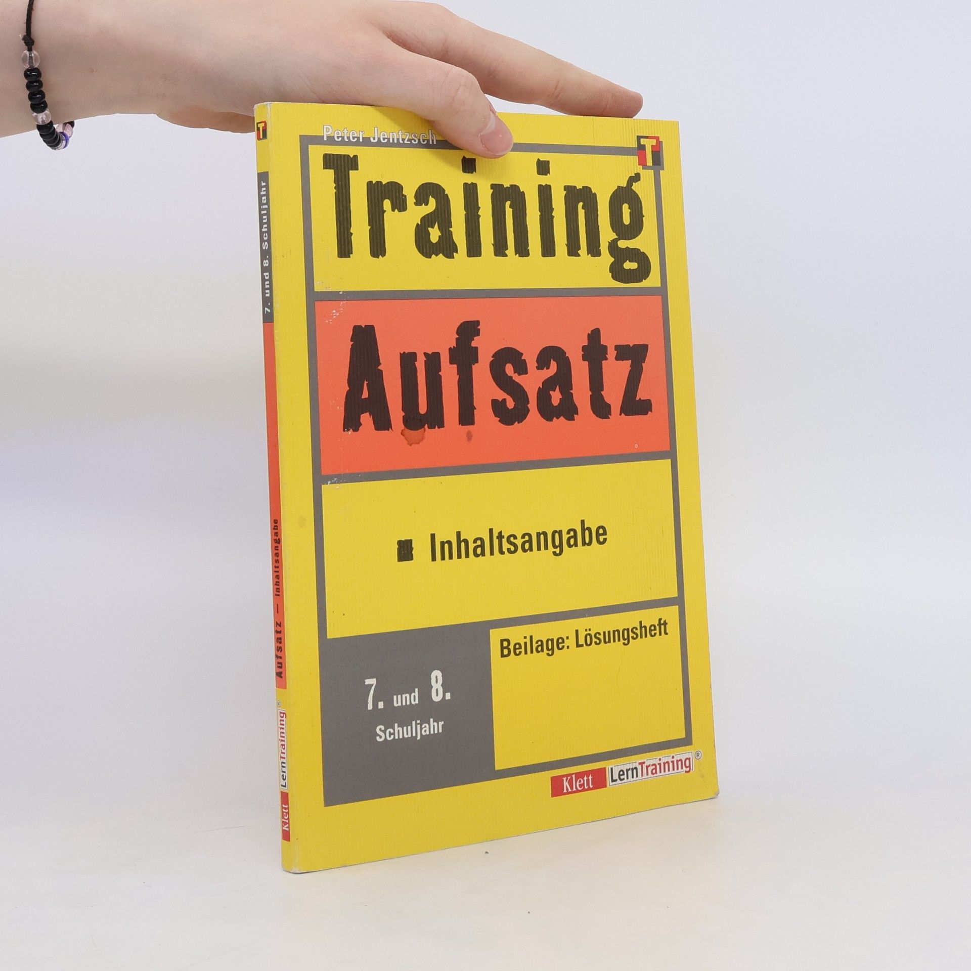 Peter Jentzsch Training Aufsatz - Inhaltsangabe