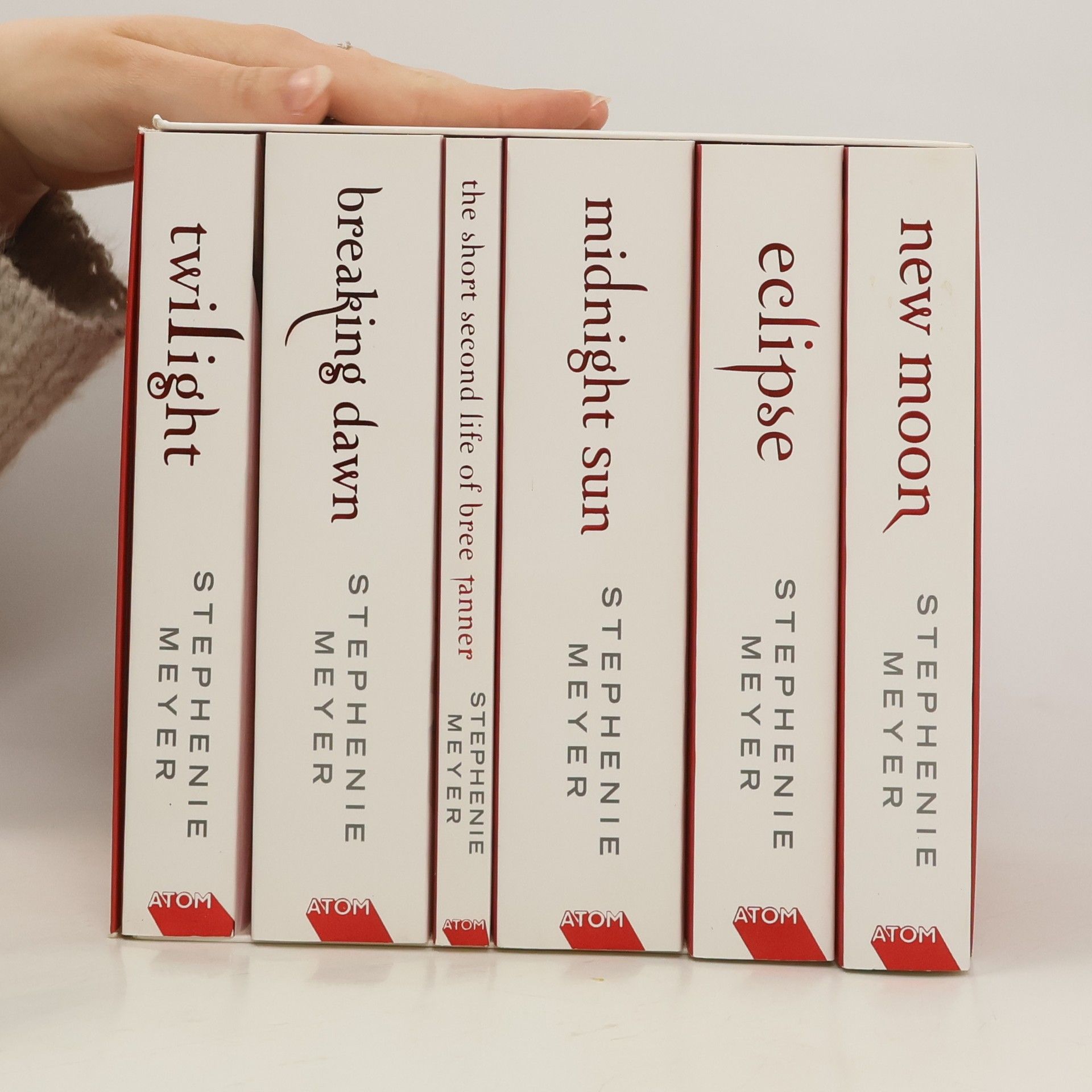 Stephenie Meyer Twilight Saga 6 Book Set (White Cover)