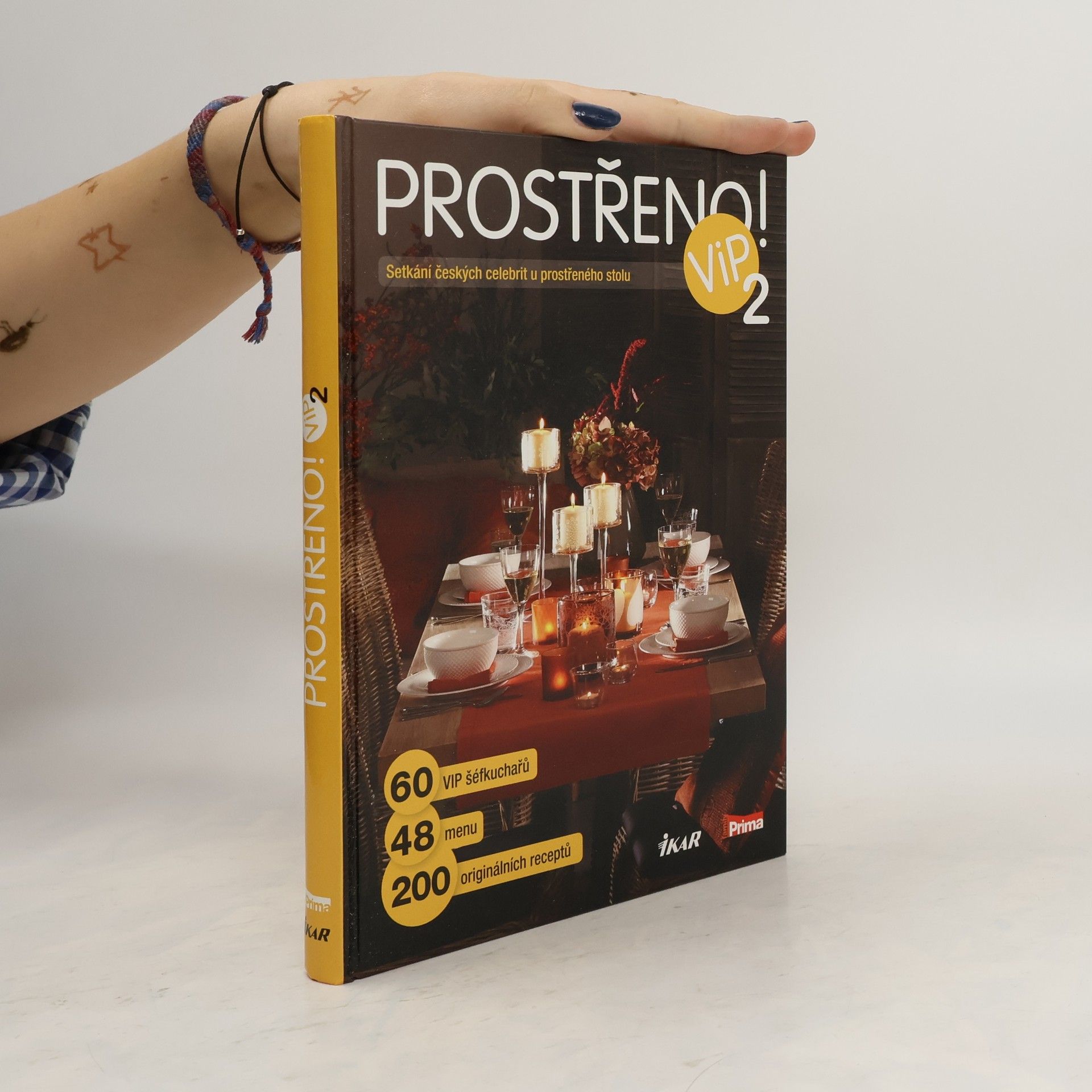 Marie Formáčková Prostřeno! ViP 2 setkání českých celebrit u prostřeného stolu