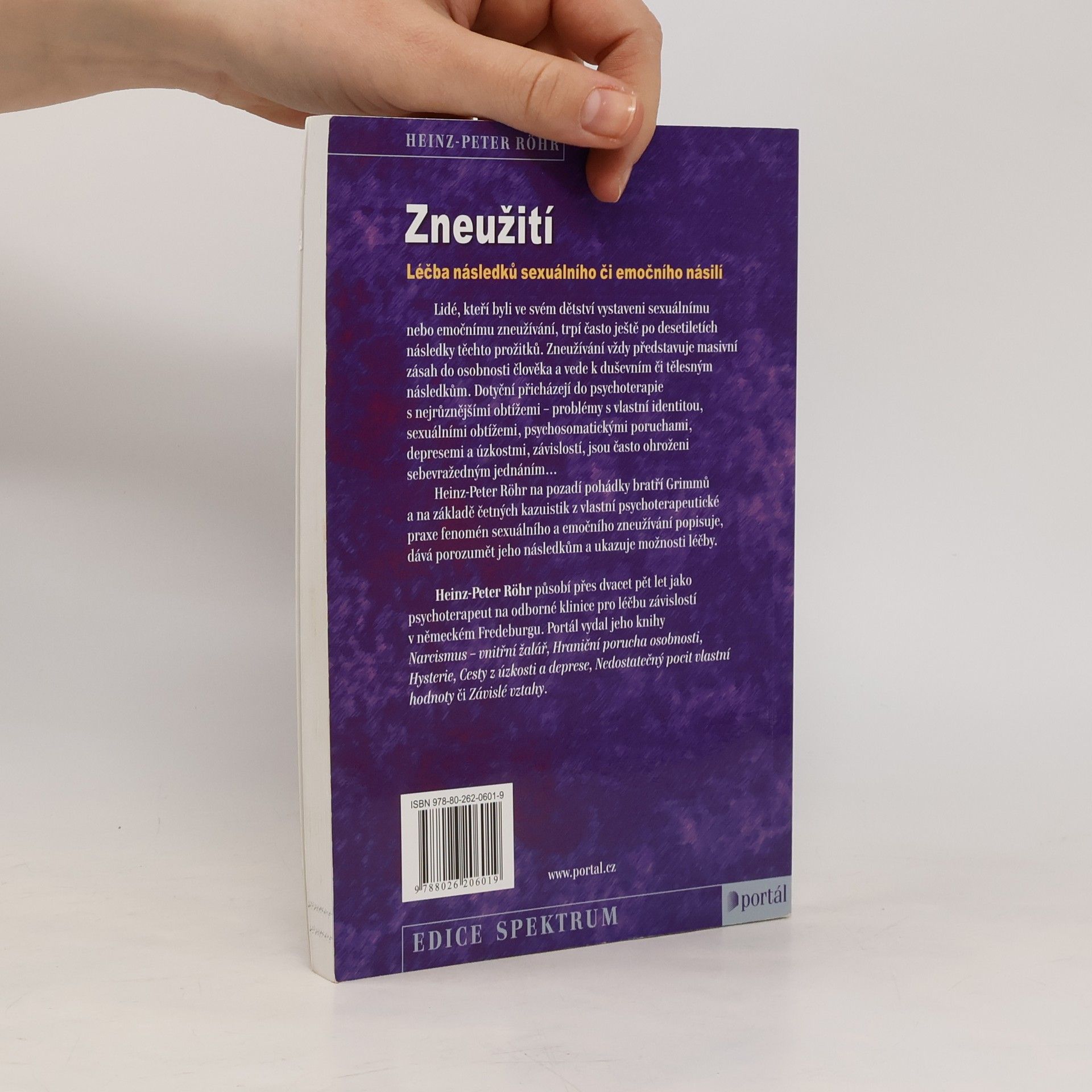 Heinz-Peter Röhr Zneužití - léčba následků sexuálního či emočního násilí