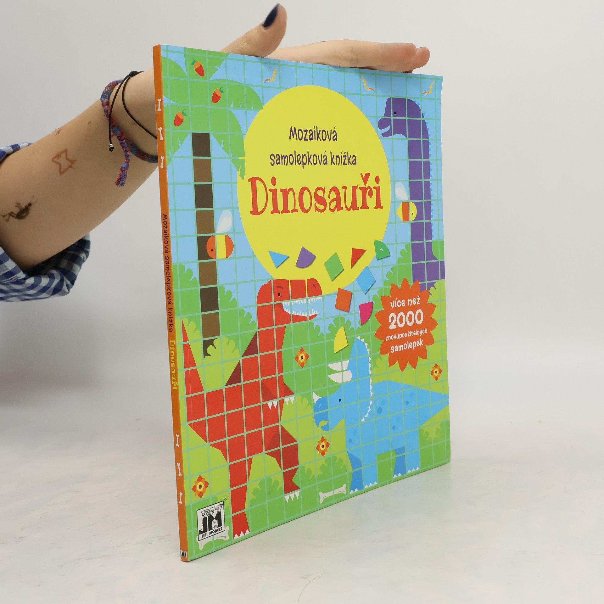 Mozaiková samolepková knížka Dinosauři