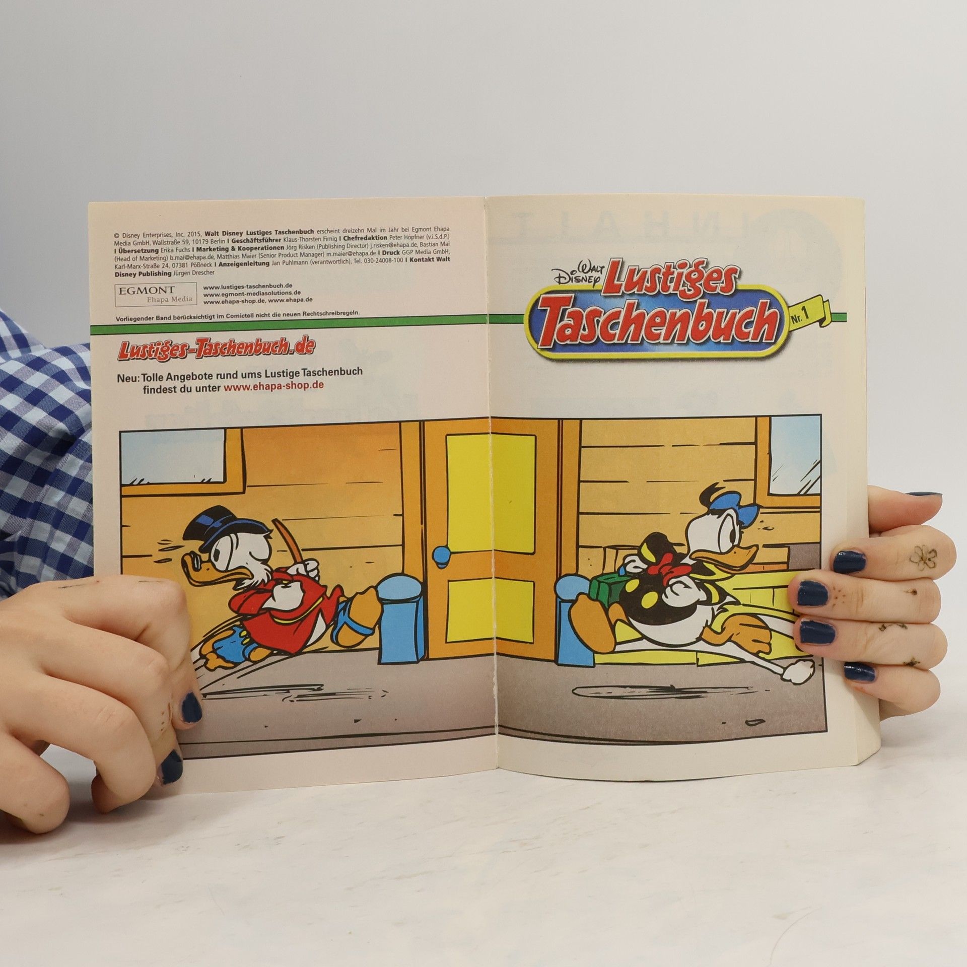 Walt Disney Lustiges Taschenbuch 1. Der Kolumbusfalter.