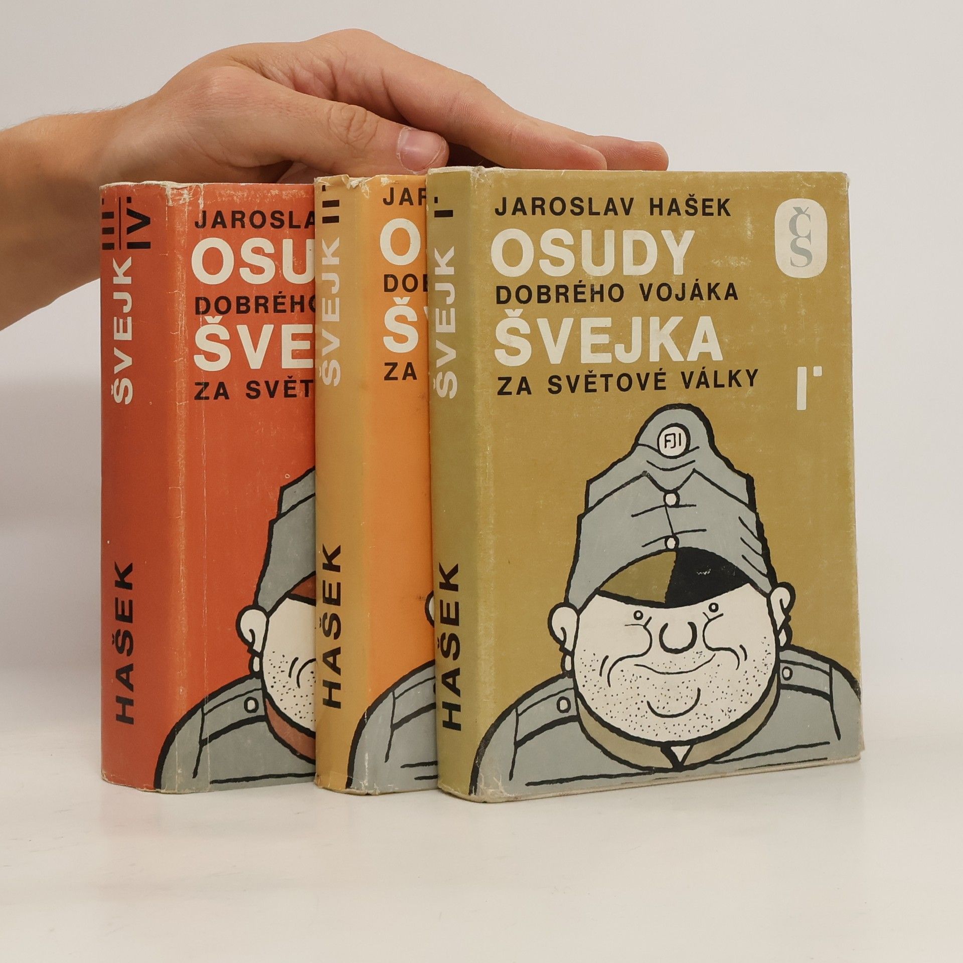 Jaroslav Hašek Osudy dobrého vojáka Švejka za světové války 1.- 4. díl