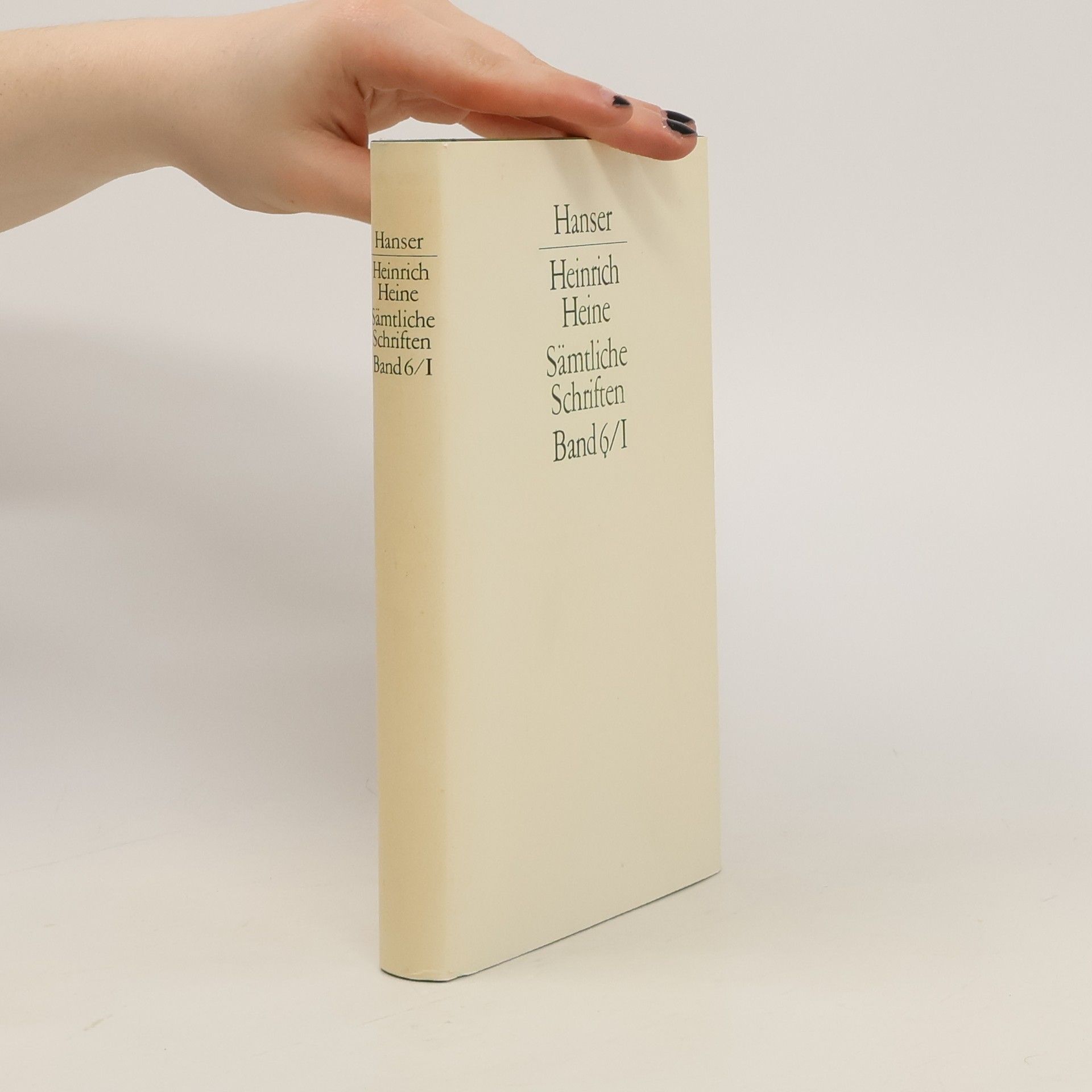 Heinrich Heine Sämtliche Schriften. Bd. 6