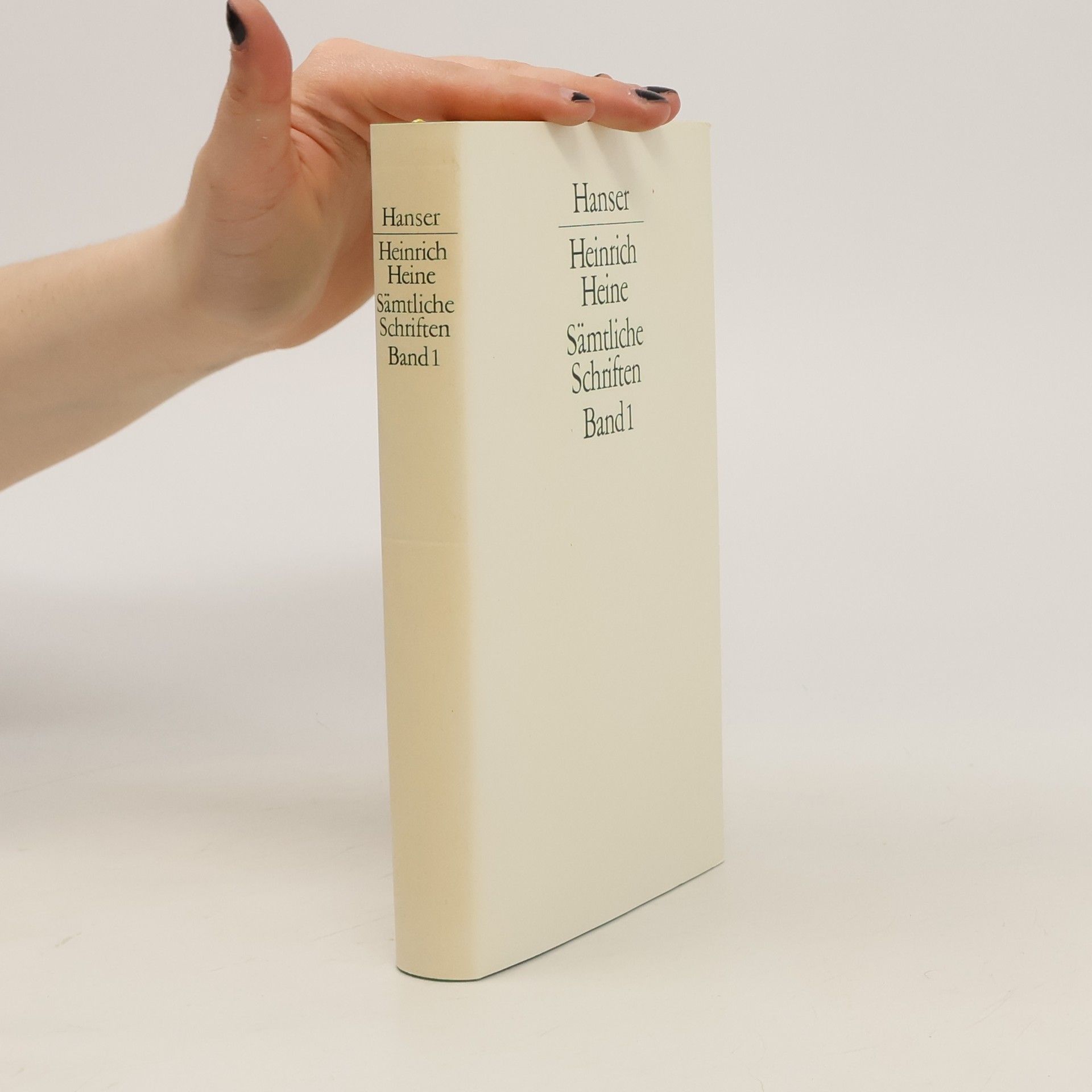 Heinrich Heine Sämtliche Schriften 1