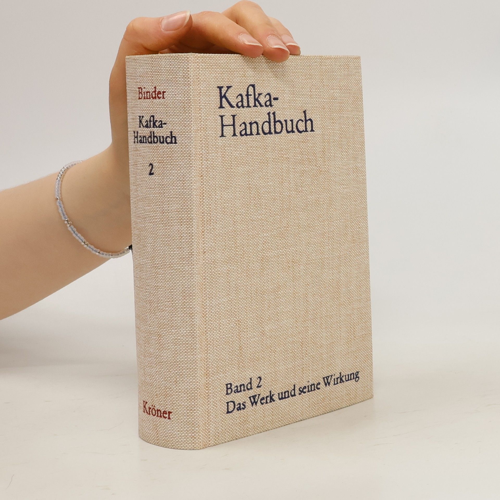 Hartmut Binder Kafka-Handbuch Band 2