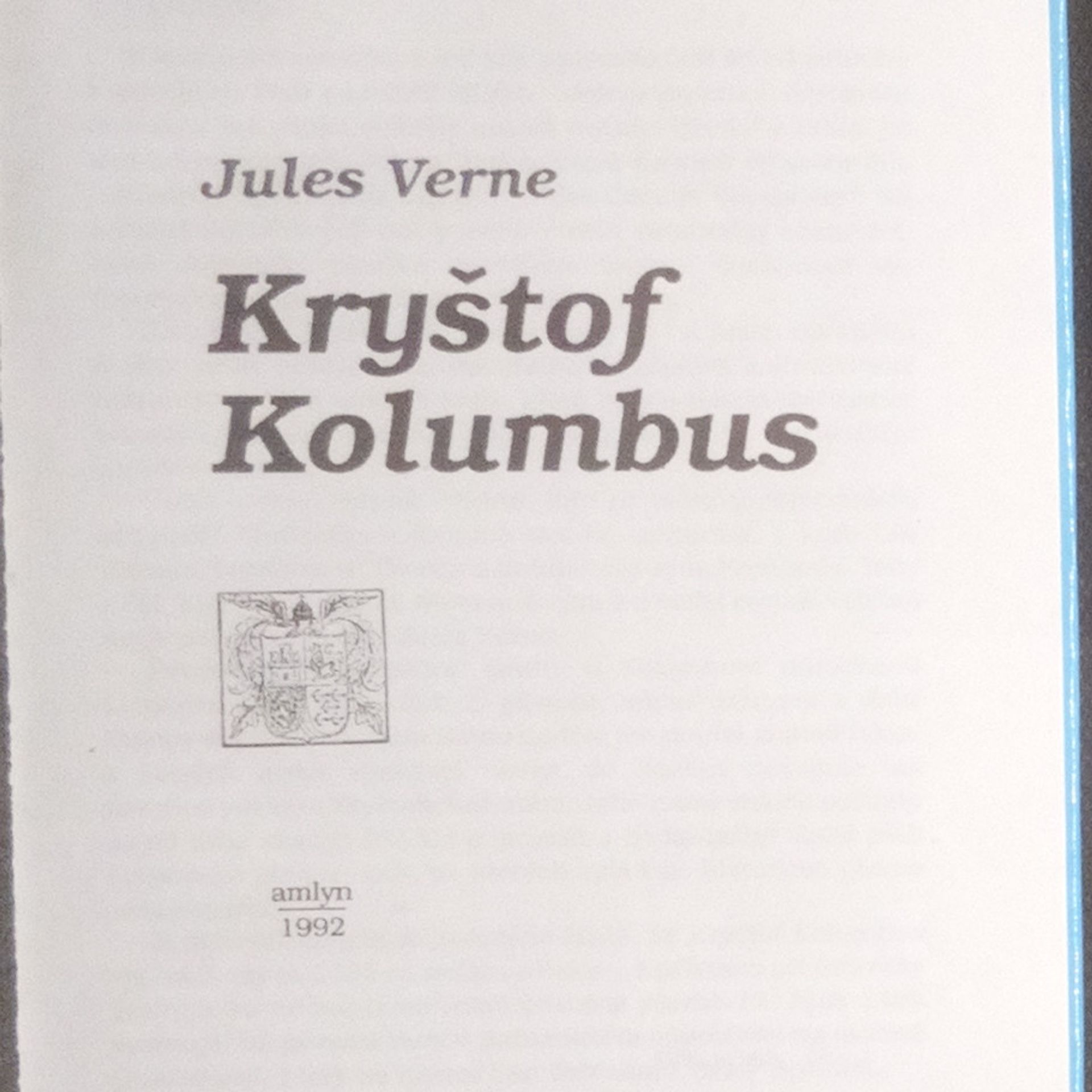 Jules Verne Kryštof Kolumbus