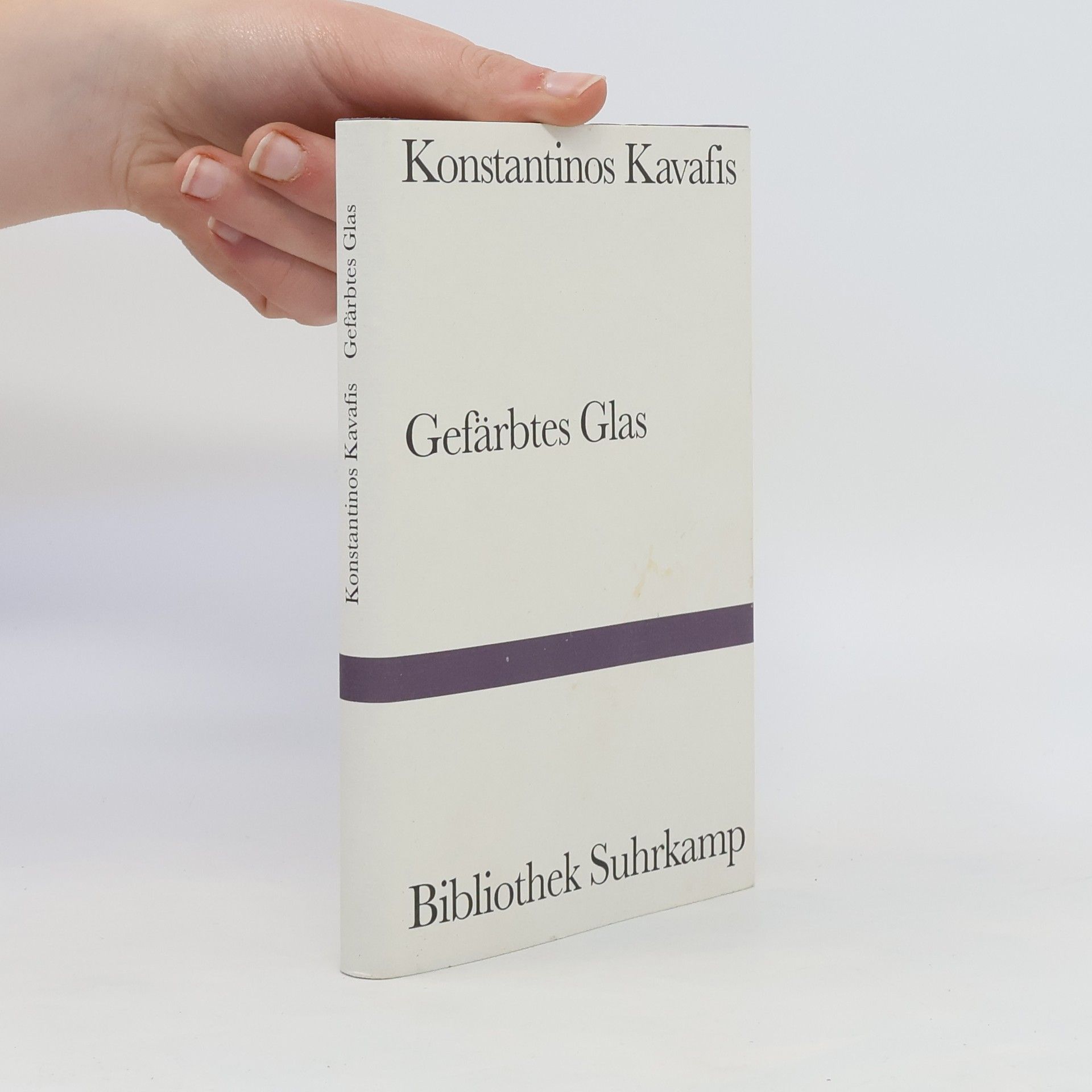 Konstantinos Kavafis Gefärbtes Glas