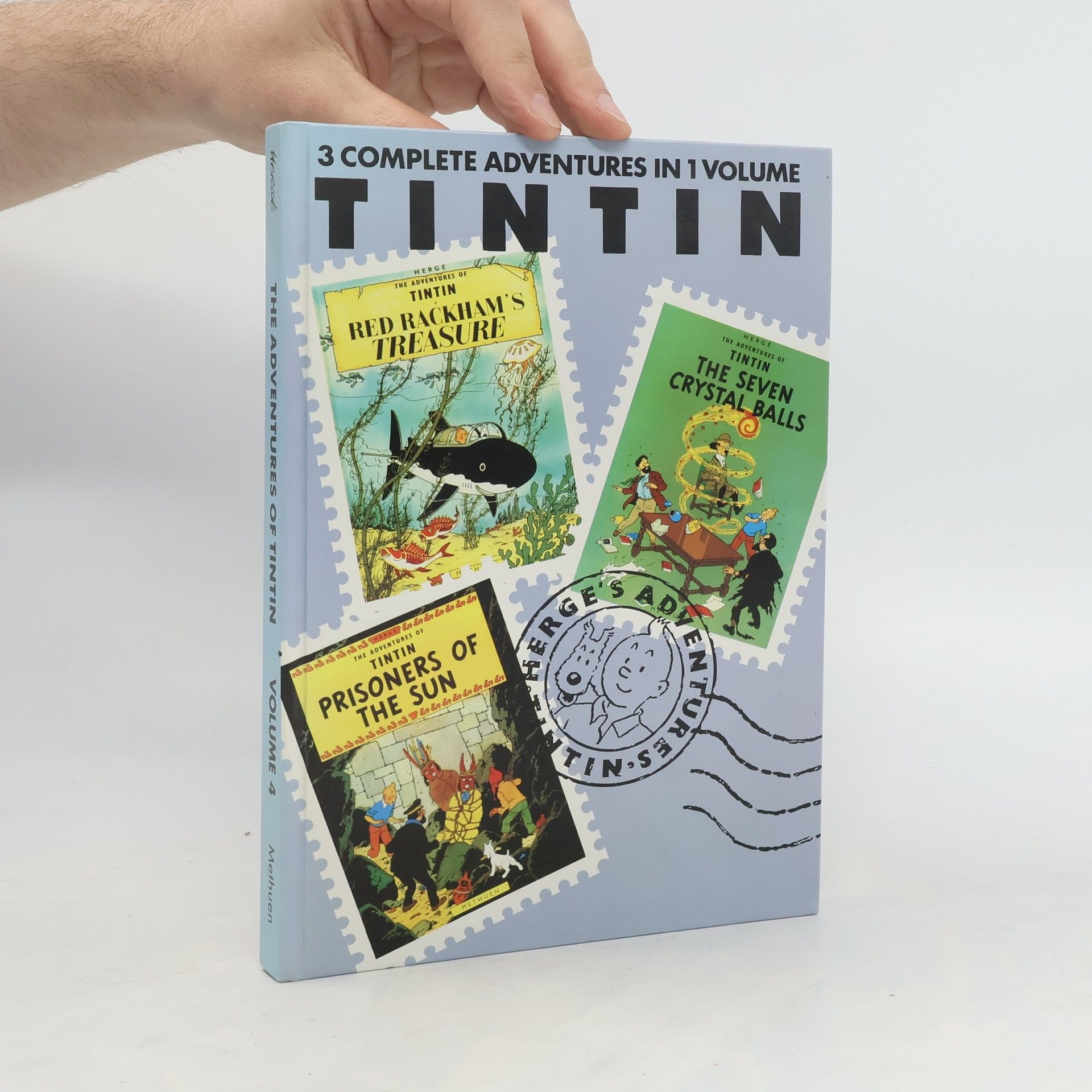 Hergé 3 Complete Adventures in 1 Volume: Tintin