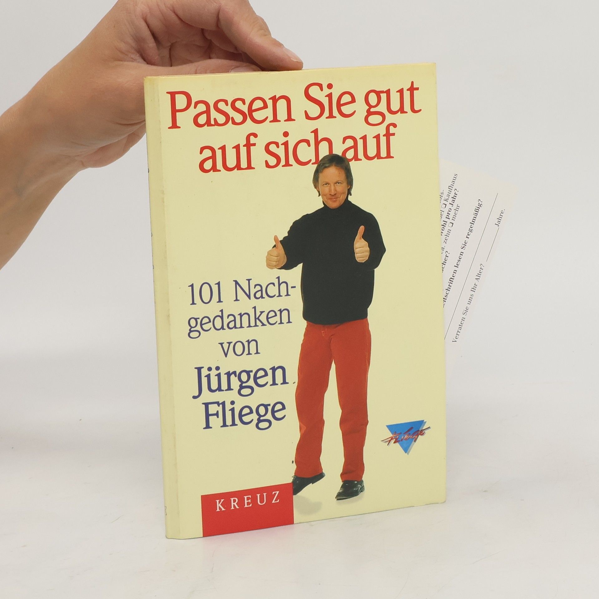 Jürgen Fliege Passen Sie gut auf sich auf