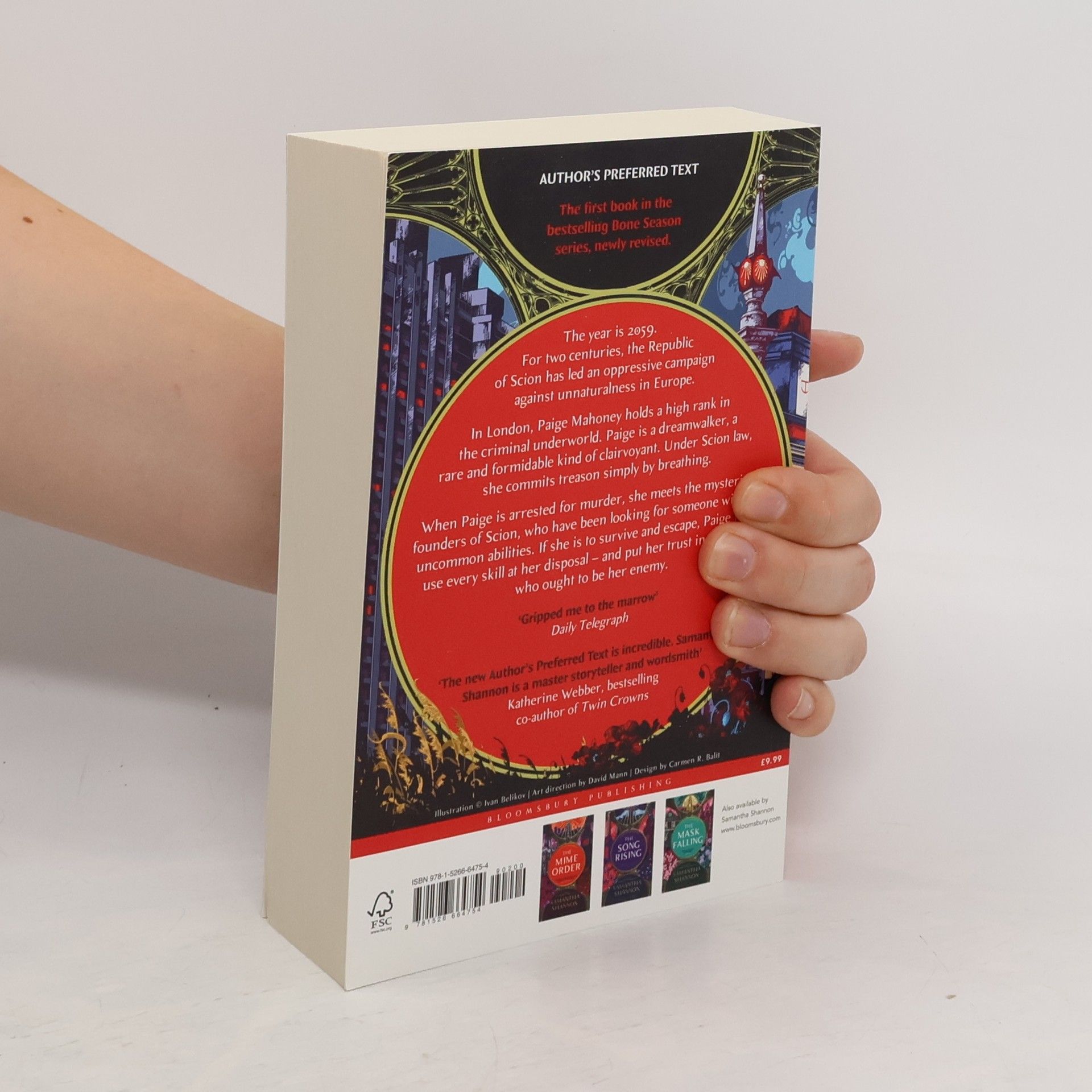 Samantha Shannonová The Bone Season: Author´s Preferred Text