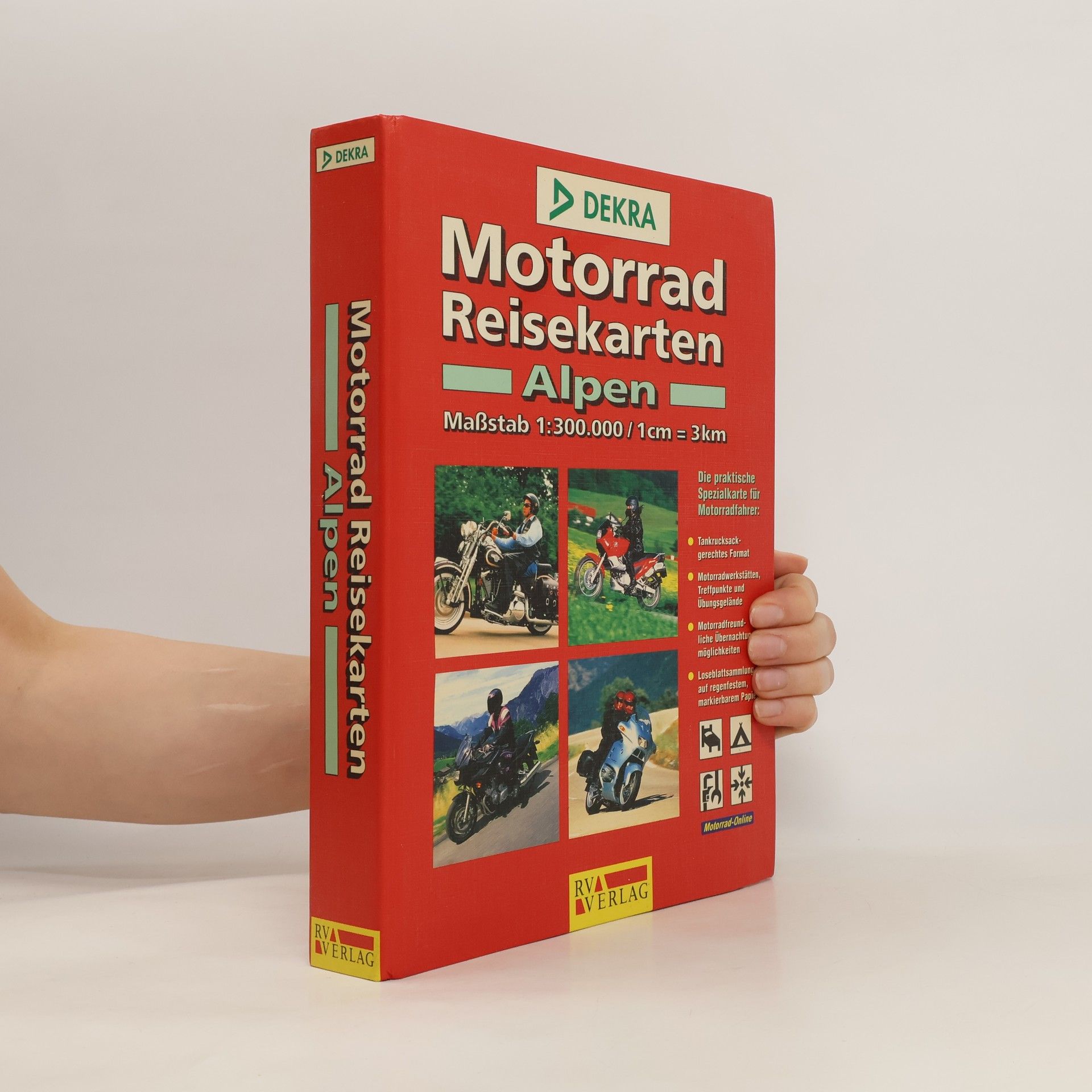 Autorenkollektiv Motorrad-Reisekarten Alpen