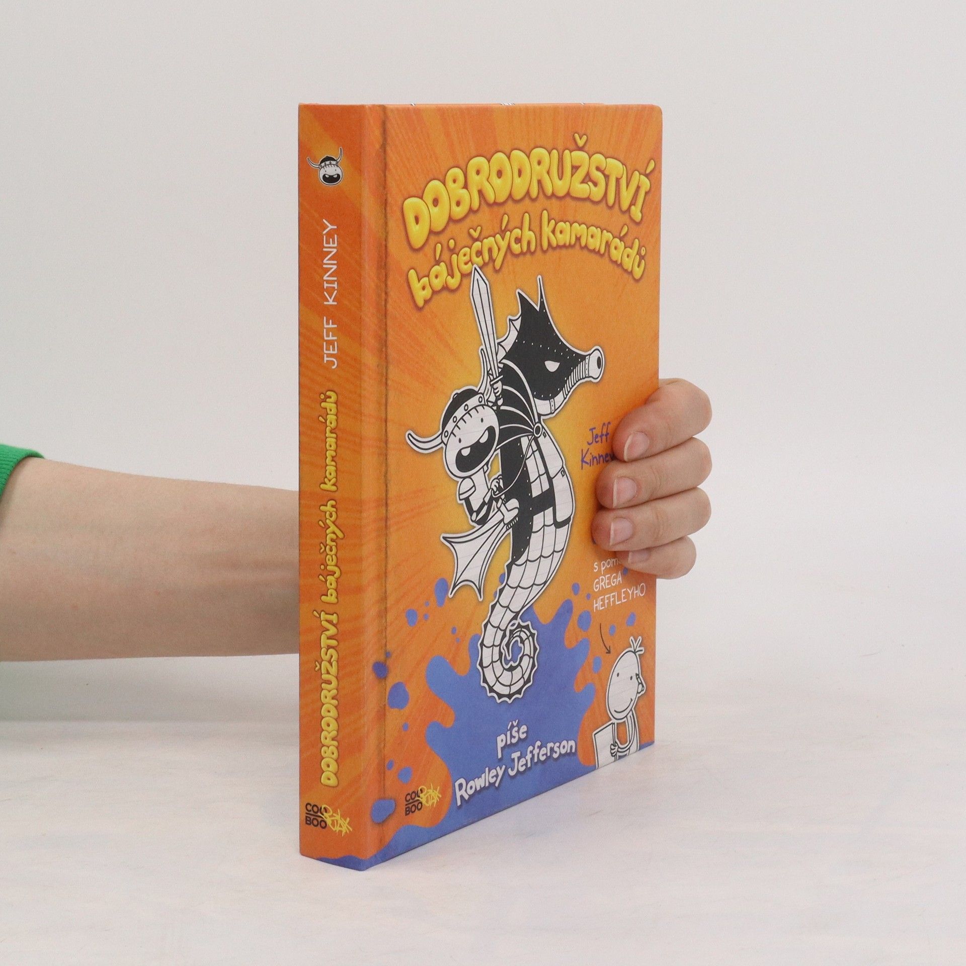 Jeff Kinney Dobrodružství báječných kamarádů. Píše Rowley Jefferson