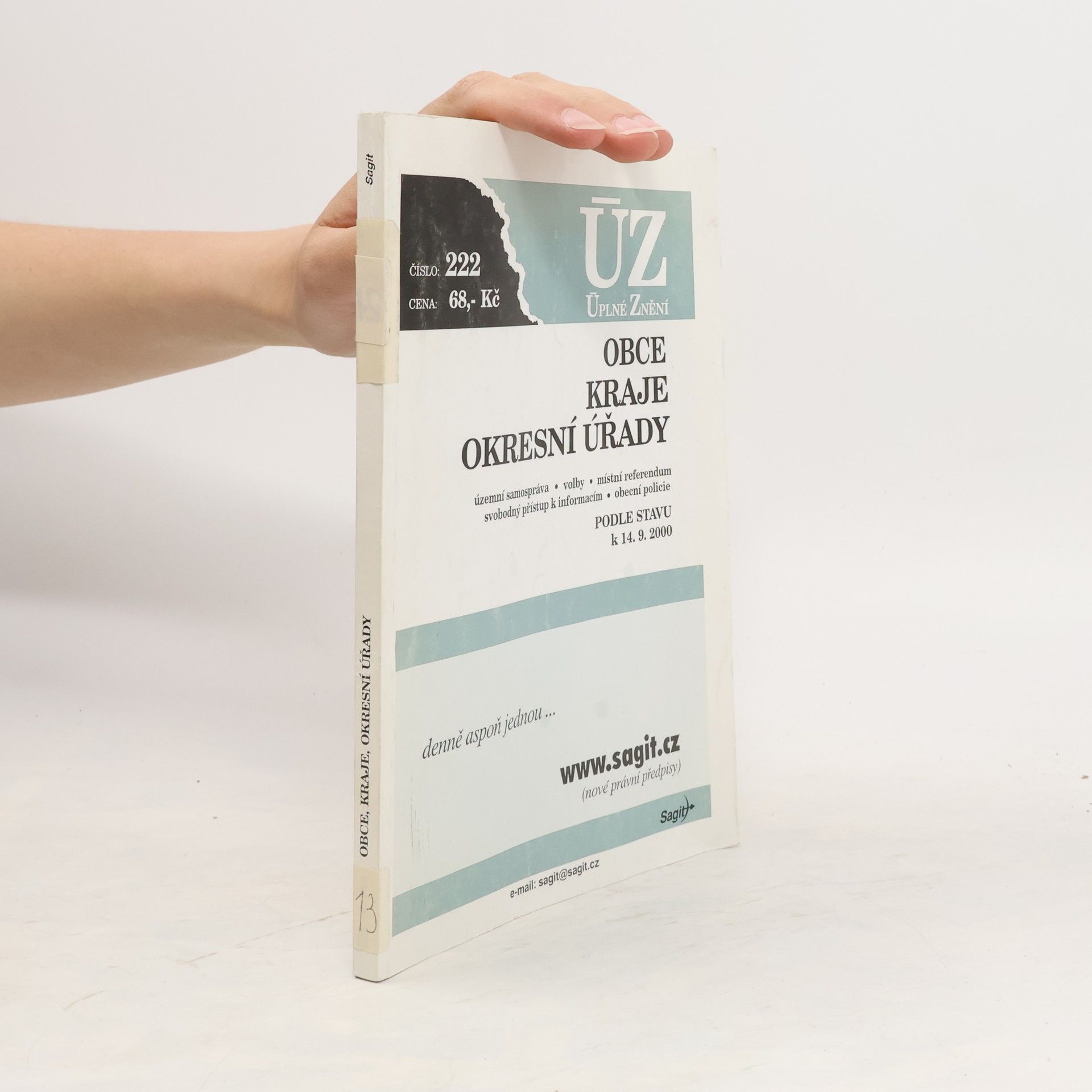 Autorenkollektiv ÚZ: Obce, kraje, okresní úřady