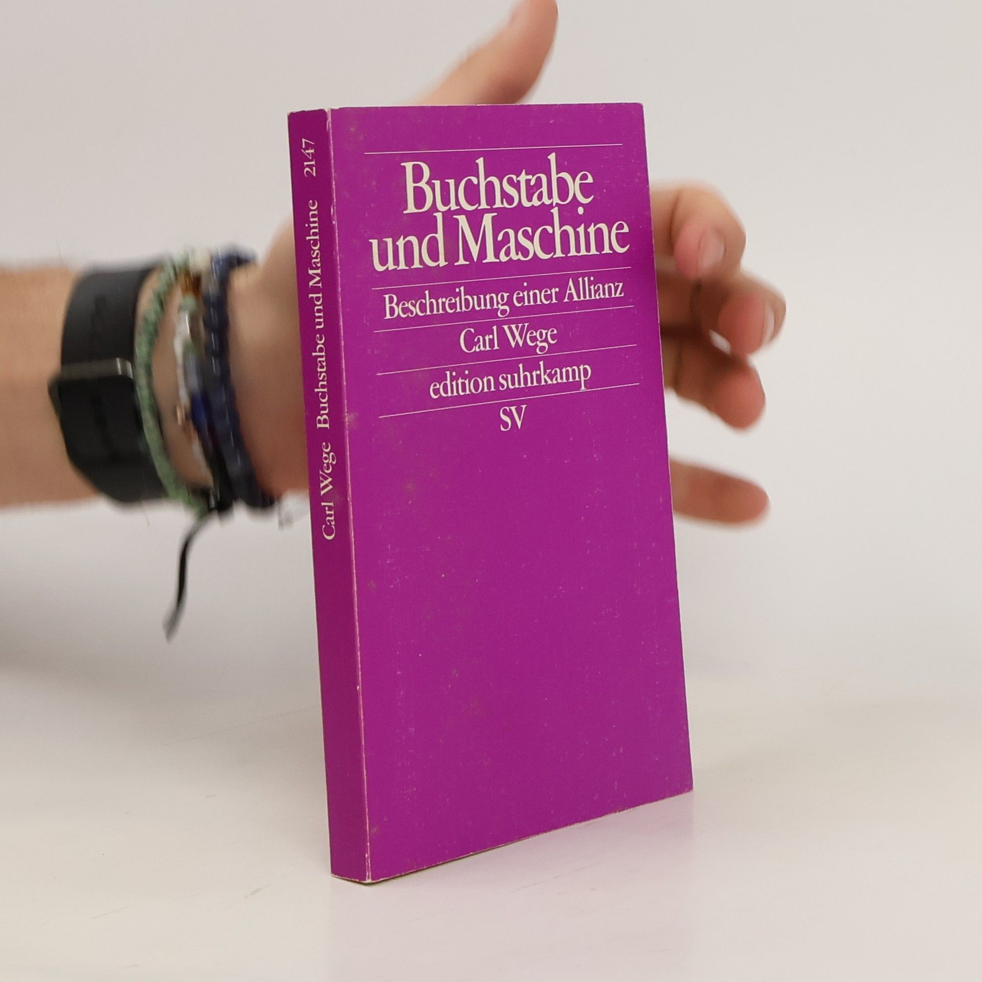 Carl Wege Buchstabe und Maschine
