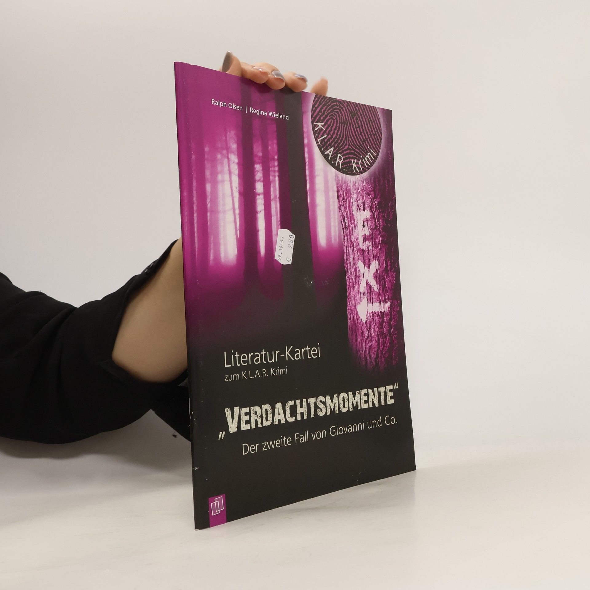 Ralph Olsen Literaturkartei zum K.L.A.R-Krimi "Verdachtsmomente"