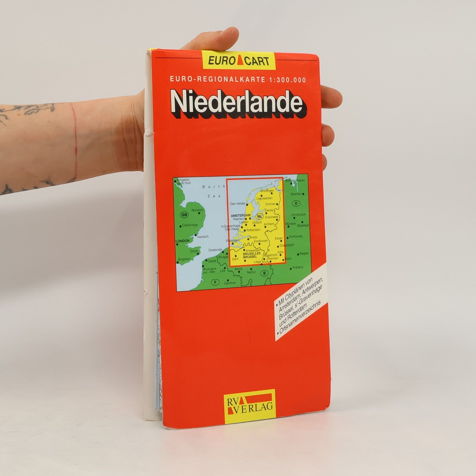 Autorenkollektiv Niederlande Euro-Regionalkarte 1:300 000